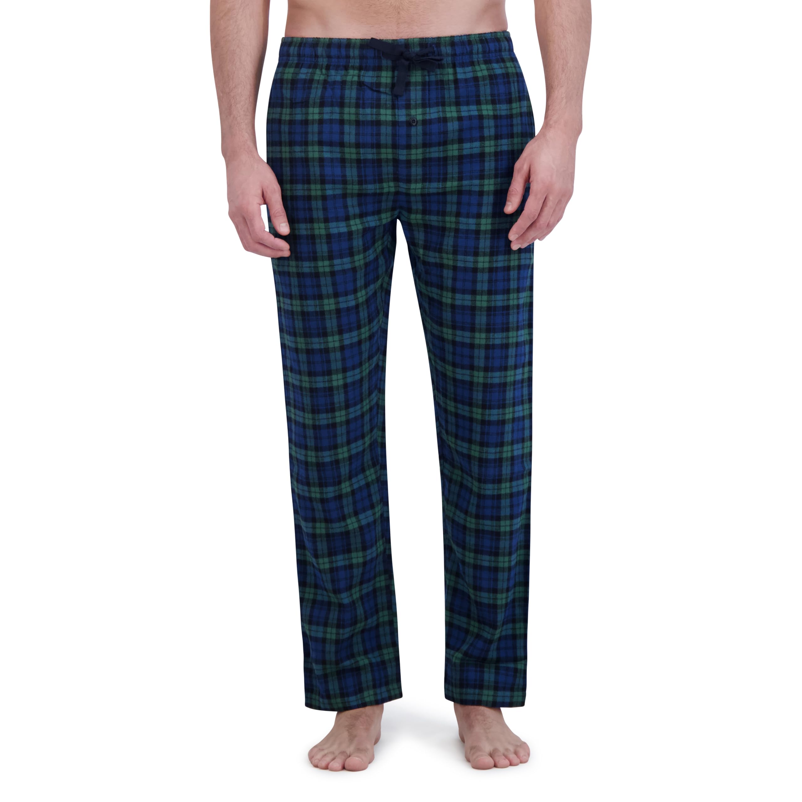 Hanes Ultimate Men's Flannel Pants - Soft & Comfortable Lounge Pants for Relaxing at Home, Sleeping, or Casual Wear