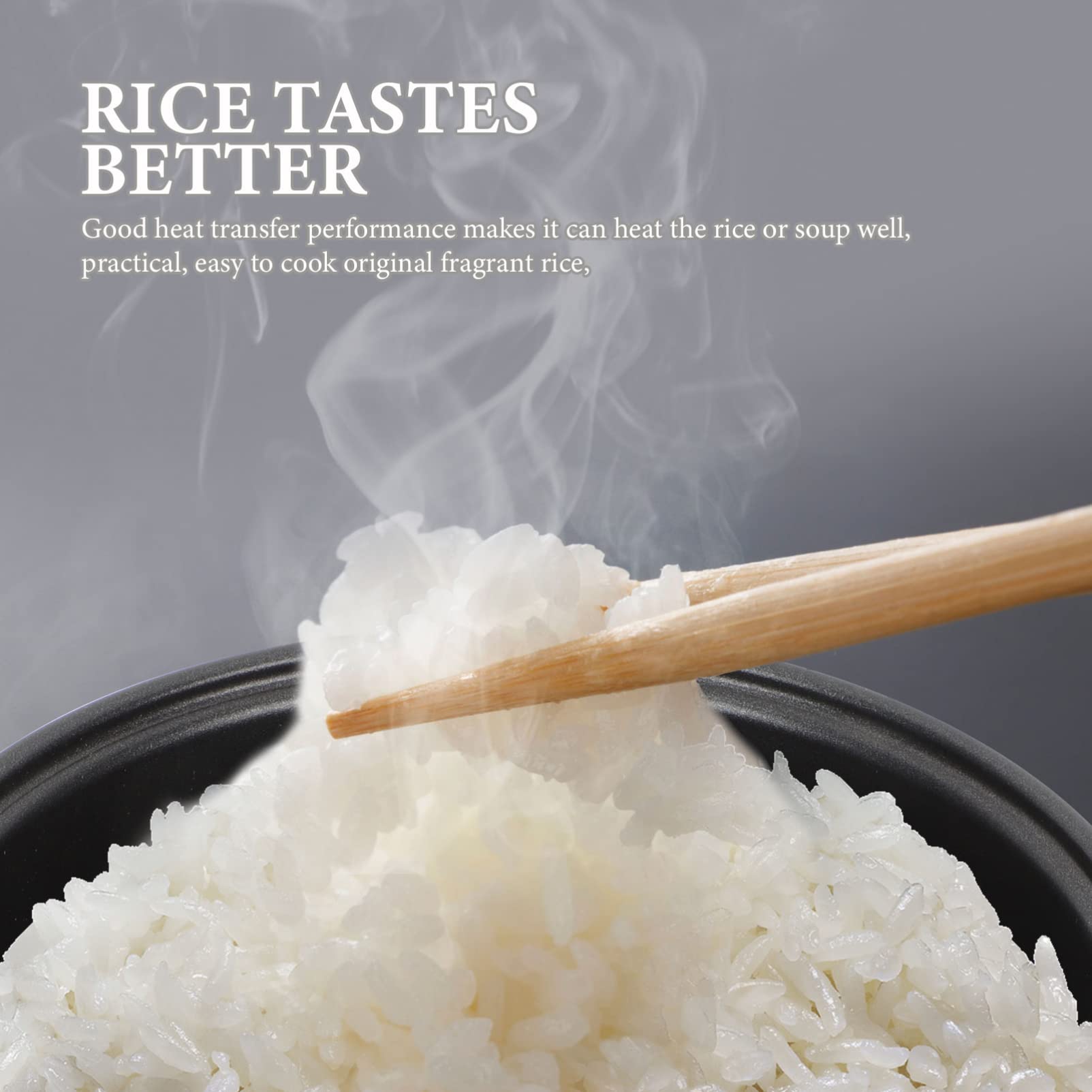 2L Non-Stick Aroma Rice Cooker Inner Pot Replacement - Alloy Cooking Pot Insert Liner | Compatible with Aroma Rice Cookers | Perfect for Daily Cooking, Meal Prep & Family Dinners