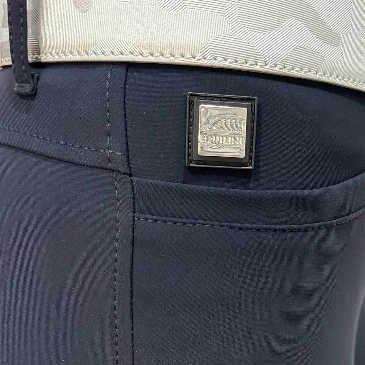 Equiline Women's Ernaek B Move High Waist Knee Grip Equestrian Breeches - Perfect for Horse Riding, Training & Show Jumping