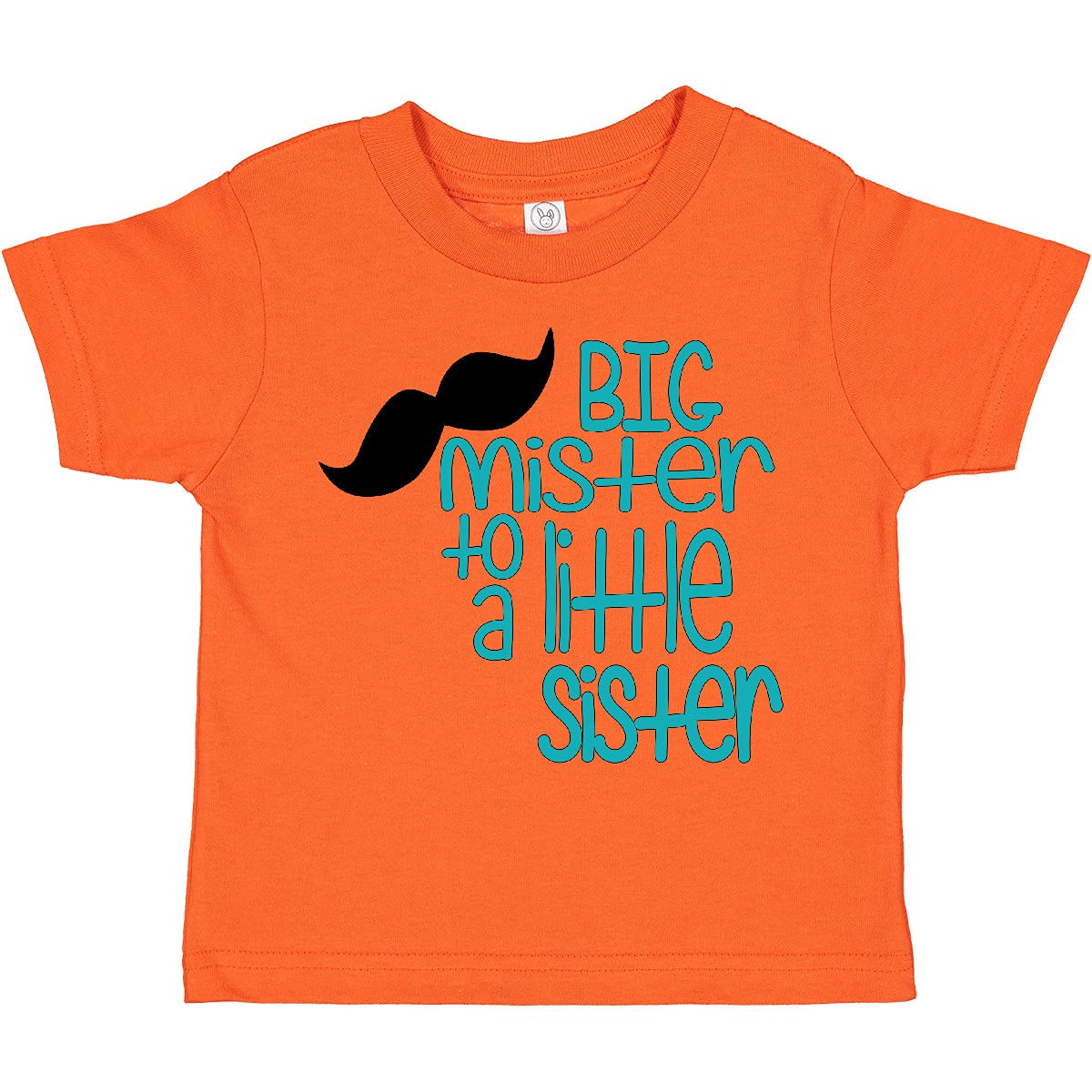 Inktastic Big Mister to a Little Sister Toddler T-Shirt - Cute Sibling Matching Outfit for Toddlers & Kids - Perfect for Family Photos, Birthdays & Sibling Bonding