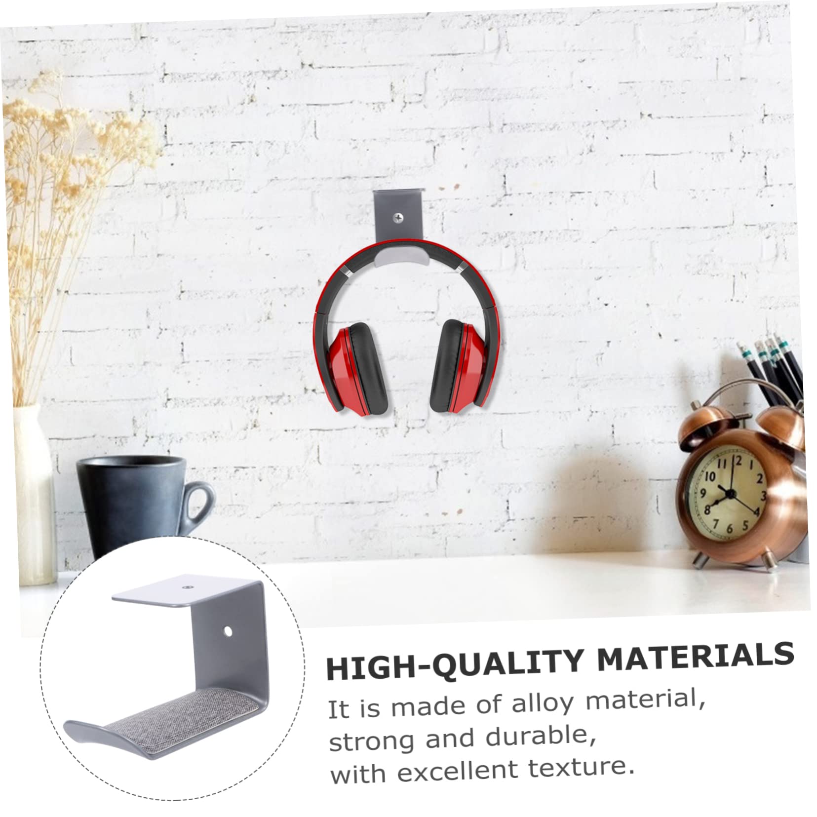 Premium Headphone Stand - Durable & Lightweight Desk Display Holder for Gaming Headsets, Studio Headphones | Perfect for Office, Home, Gaming Setup & Travel Accessories