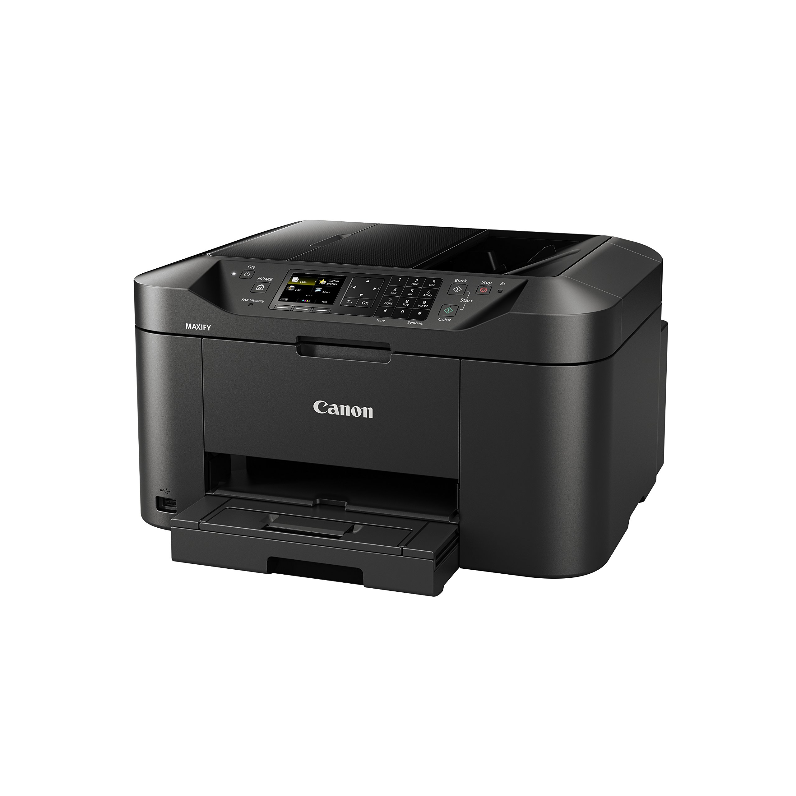 Canon MAXIFY MB2150 Wireless All-in-One Color Inkjet Printer - Print, Copy, Scan, Fax | 250-Sheet Paper Capacity, 50-Sheet ADF | Wi-Fi, Cloud Printing, USB | Ideal for Home Office & Small Business Productivity
