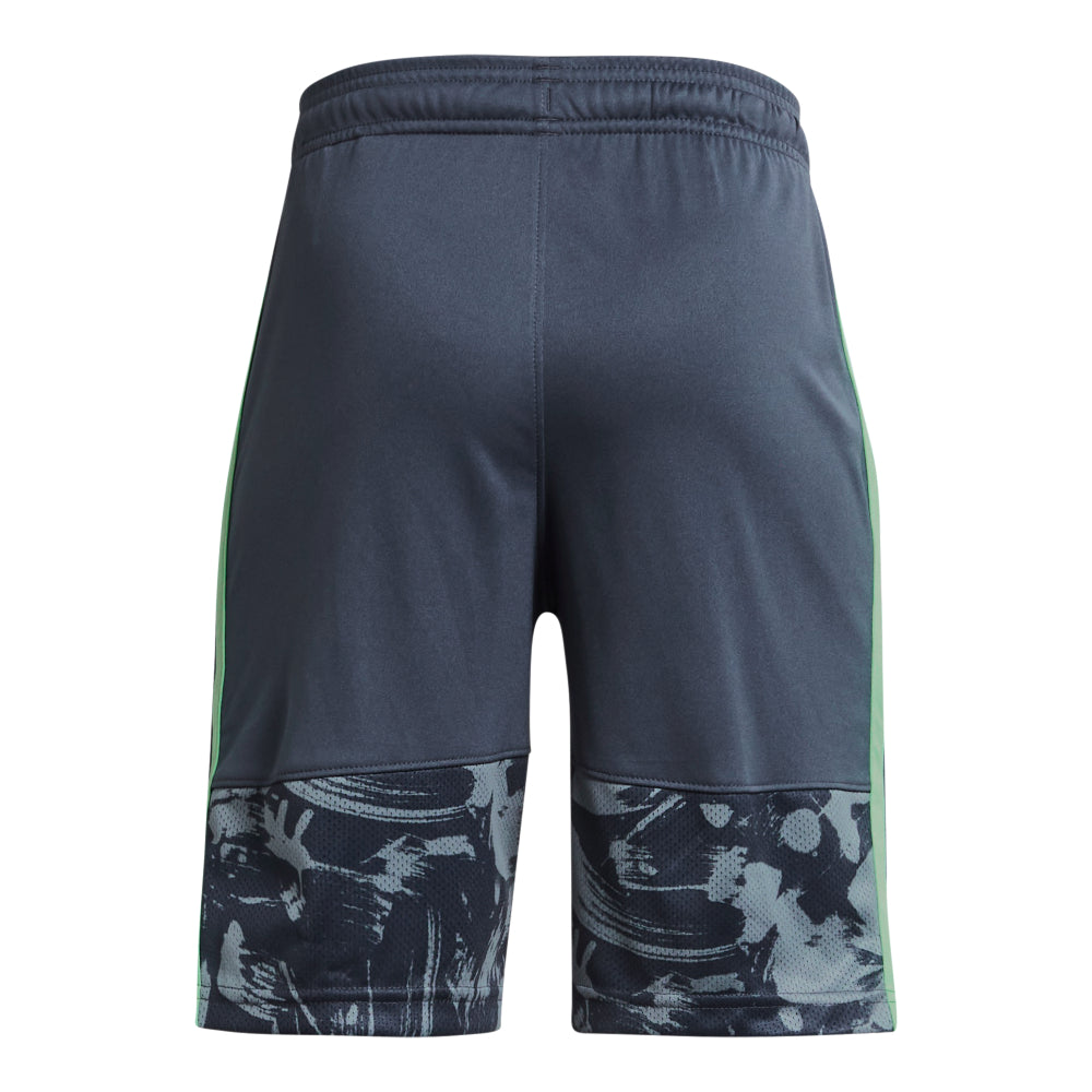 Under Armour Boys' Youth Stunt 3.0 Athletic Shorts with Cool Print - Comfortable Workout & Basketball Shorts for Active Kids