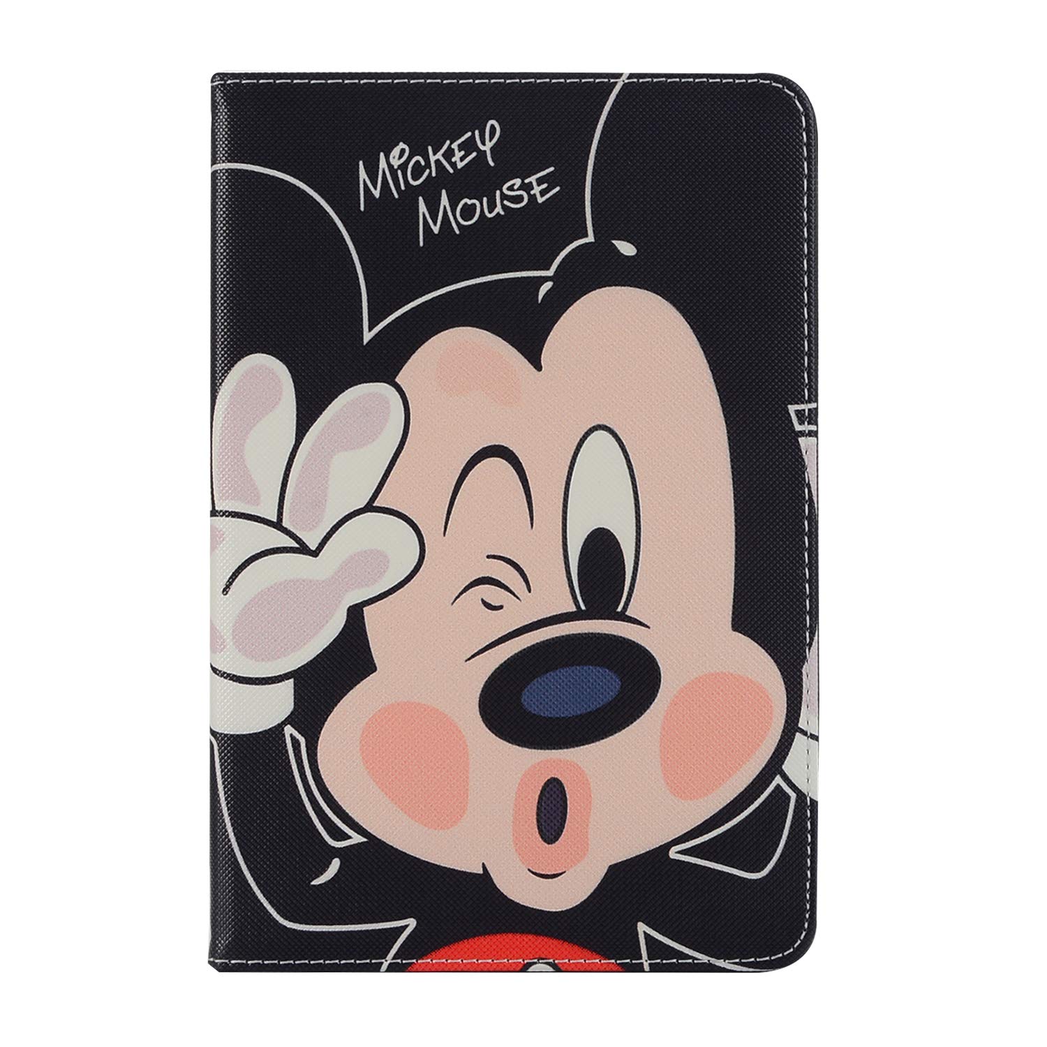 One Piece Cute Flip Stand PU Leather Case for iPad Pro 9.7 inch (2017/2018), iPad 5/6, iPad Air/Air 2 - Lightweight Shockproof Kids Protective Cover - Perfect for School, Travel & Daily Use (#47)