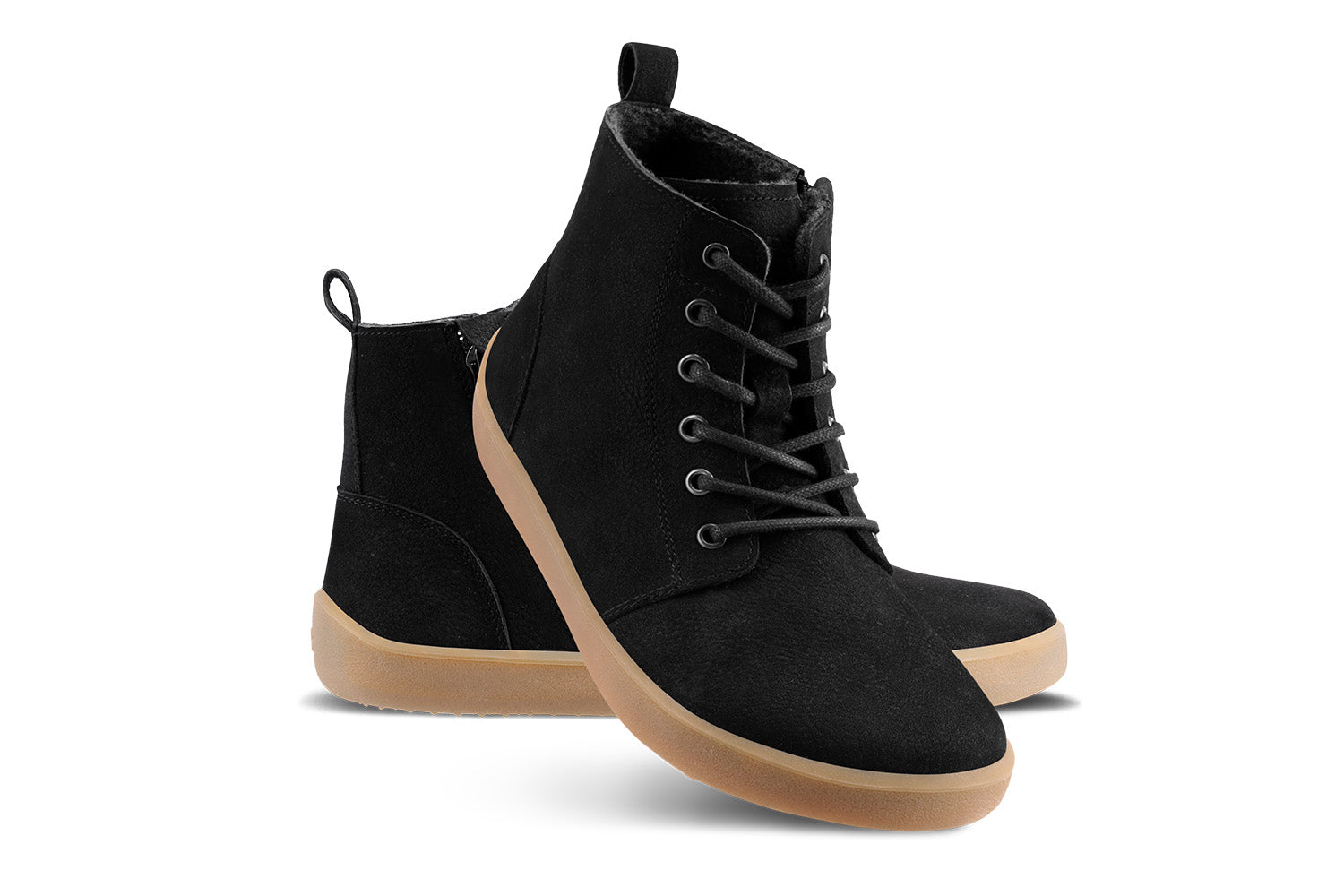 Be Lenka Atlas Winter Barefoot Boots - Waterproof, Insulated Matt Black Boots for Men & Women - Perfect for Hiking, Snow & Cold Weather Adventures