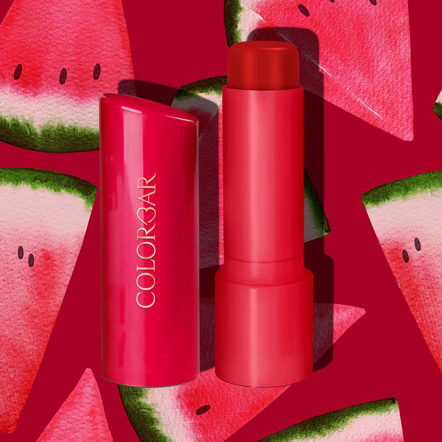 Colorbar Watermelon Lip Balm - Hydrating & Nourishing Lip Care with SPF 15 | Paraben-Free, Vegan Formula | Perfect for Dry Lips, Sun Protection & Daily Moisturizing