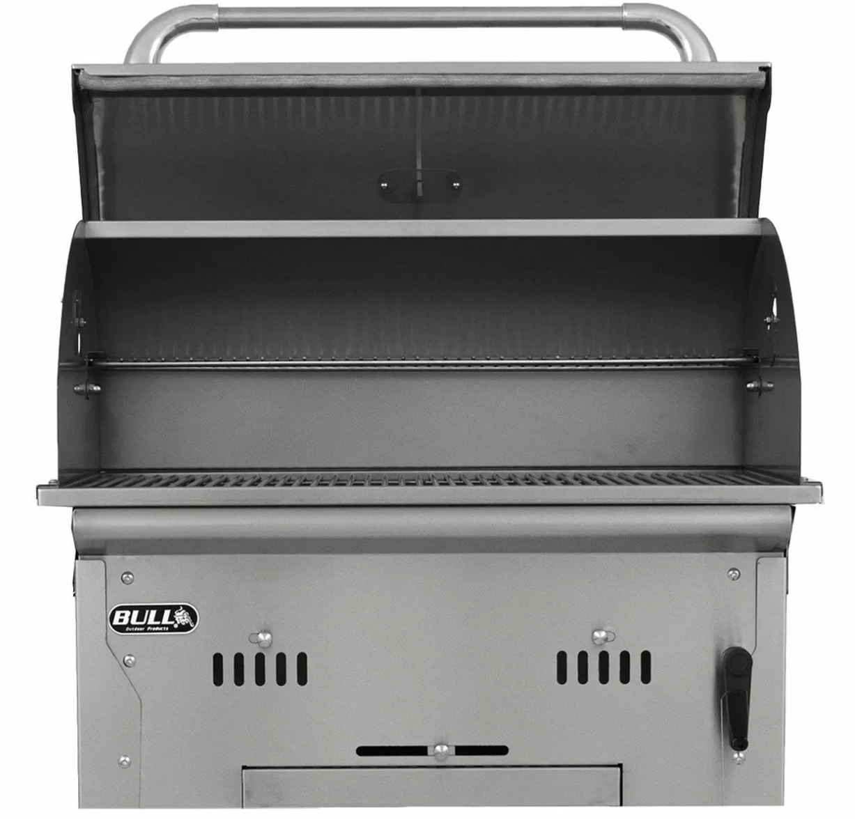 Bull Grills: Bison Premium Drop-In Charcoal Grill for Backyard BBQs, Tailgating & Outdoor Cooking | Heavy-Duty Stainless Steel Construction