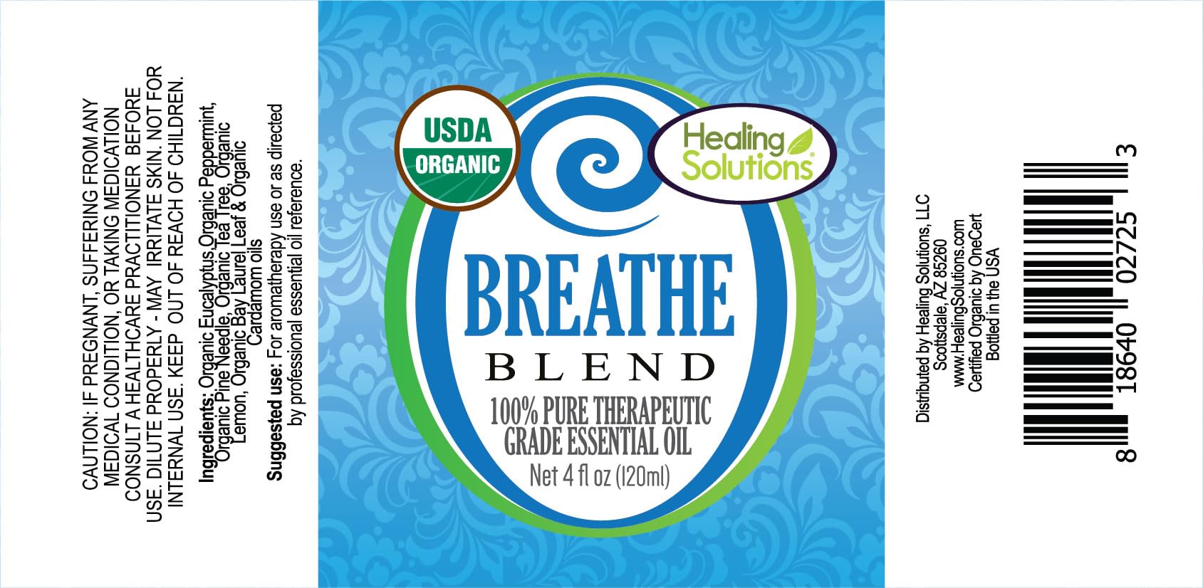 Healing Solutions Premium 6-Piece Essential Oils Set (6x10ml) - 100% Pure Therapeutic Grade Aromatherapy Oils for Diffusers, Massage & Relaxation | Perfect Gift for Home Spa, Yoga & Wellness Enthusiasts