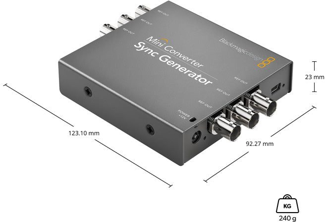 Mini Sync Generator - HDMI to SDI Converter for Live Streaming & Broadcast | Professional Video Conversion for Events, Studios & Church Services