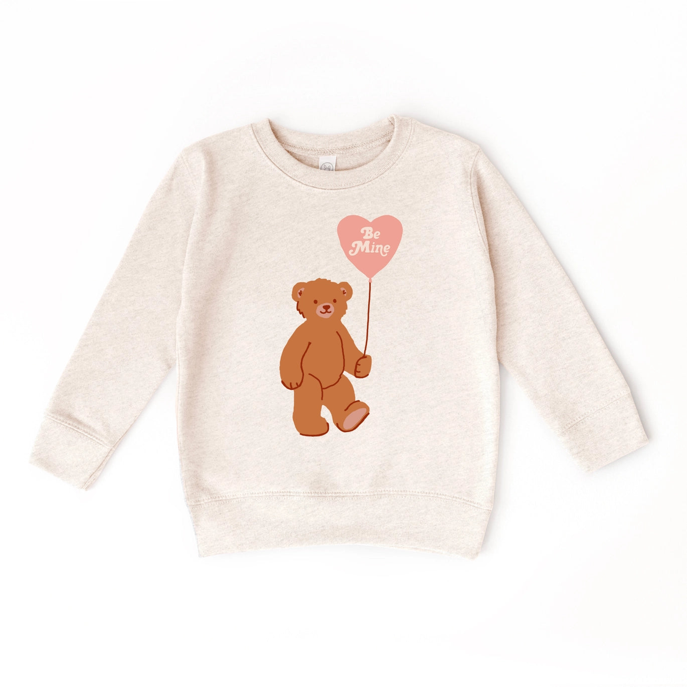 Be Mine Bear Balloon Valentine's Day Sweatshirt - Cute Couple Matching Hoodie for Valentine's Gifts, Date Night & Anniversary Celebrations
