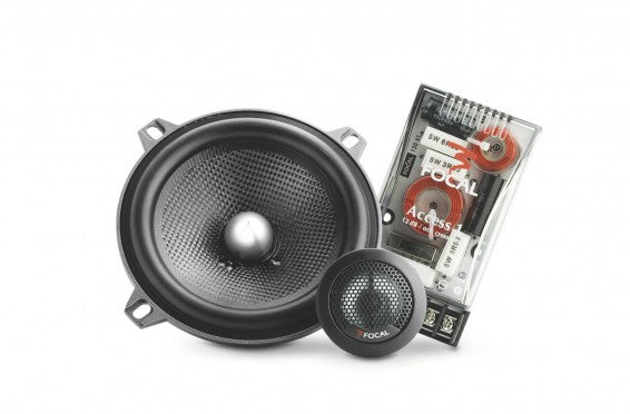 Focal 130 AS 2-Way Component Speaker System - High Performance Car Audio for Clear Sound | Perfect for Car Upgrades & DIY Installations