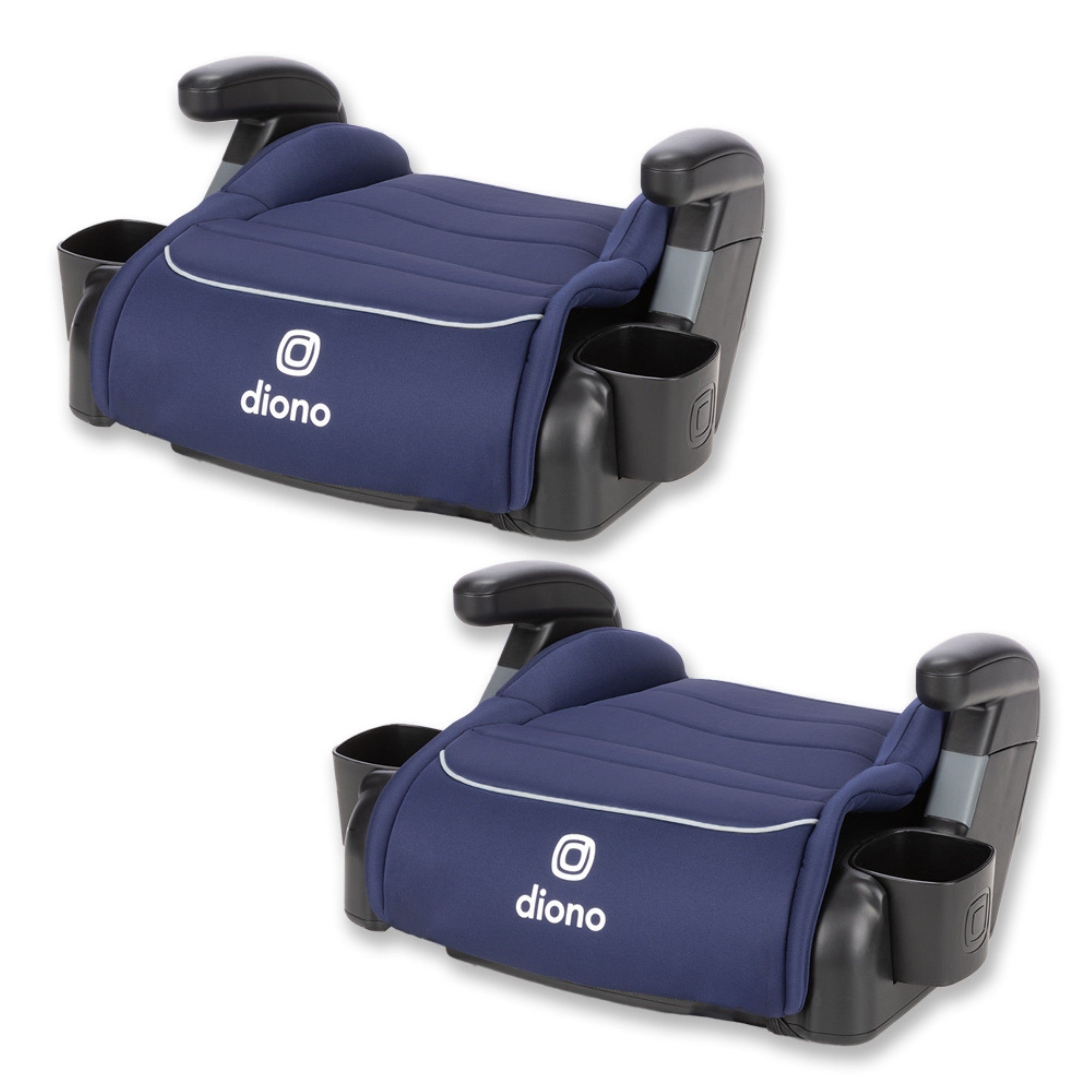 Diono Connect3 Backless Booster Car Seat - Pack of 2 | Lightweight & Portable for Travel, School & Playdates | Safety Certified for Kids 40-120 lbs
