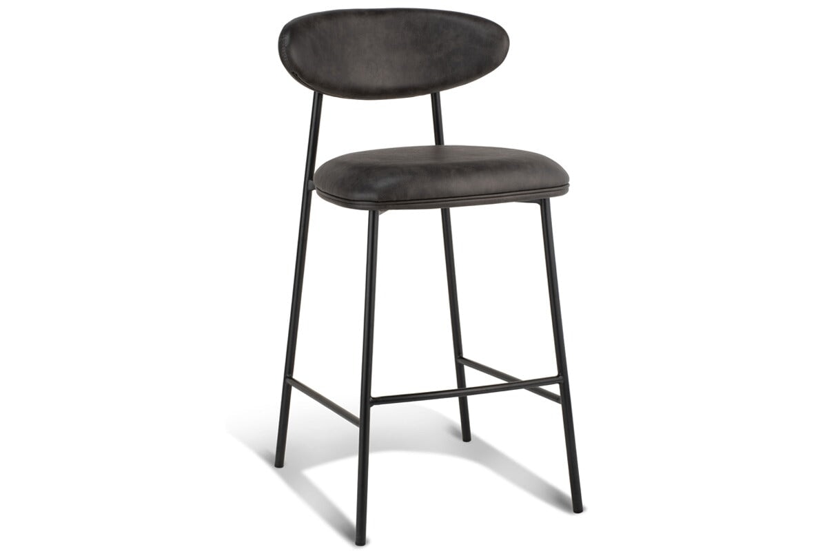 MS Hospitality Bonnie Stool - 29.5 Inch Seat Height [39H x 17.7W] - Perfect for Home Bar, Kitchen Island & Commercial Use