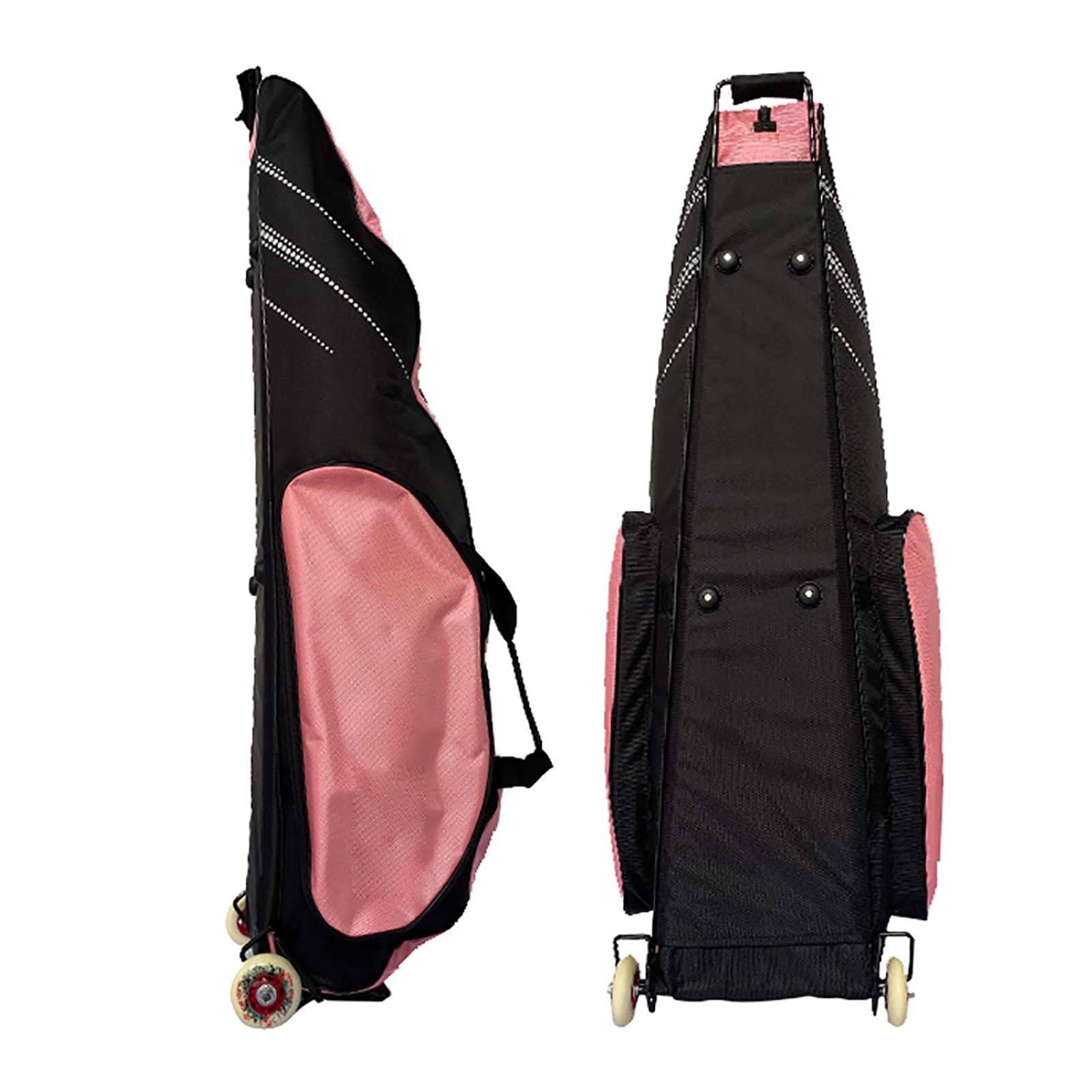 Extra Large Fencing Sword Bag with Wheels - Portable Roller Bag for Epee, Saber & Foil - Heavy Duty Fencing Equipment Storage with Draw-bar - Perfect for Tournaments, Practice & Travel