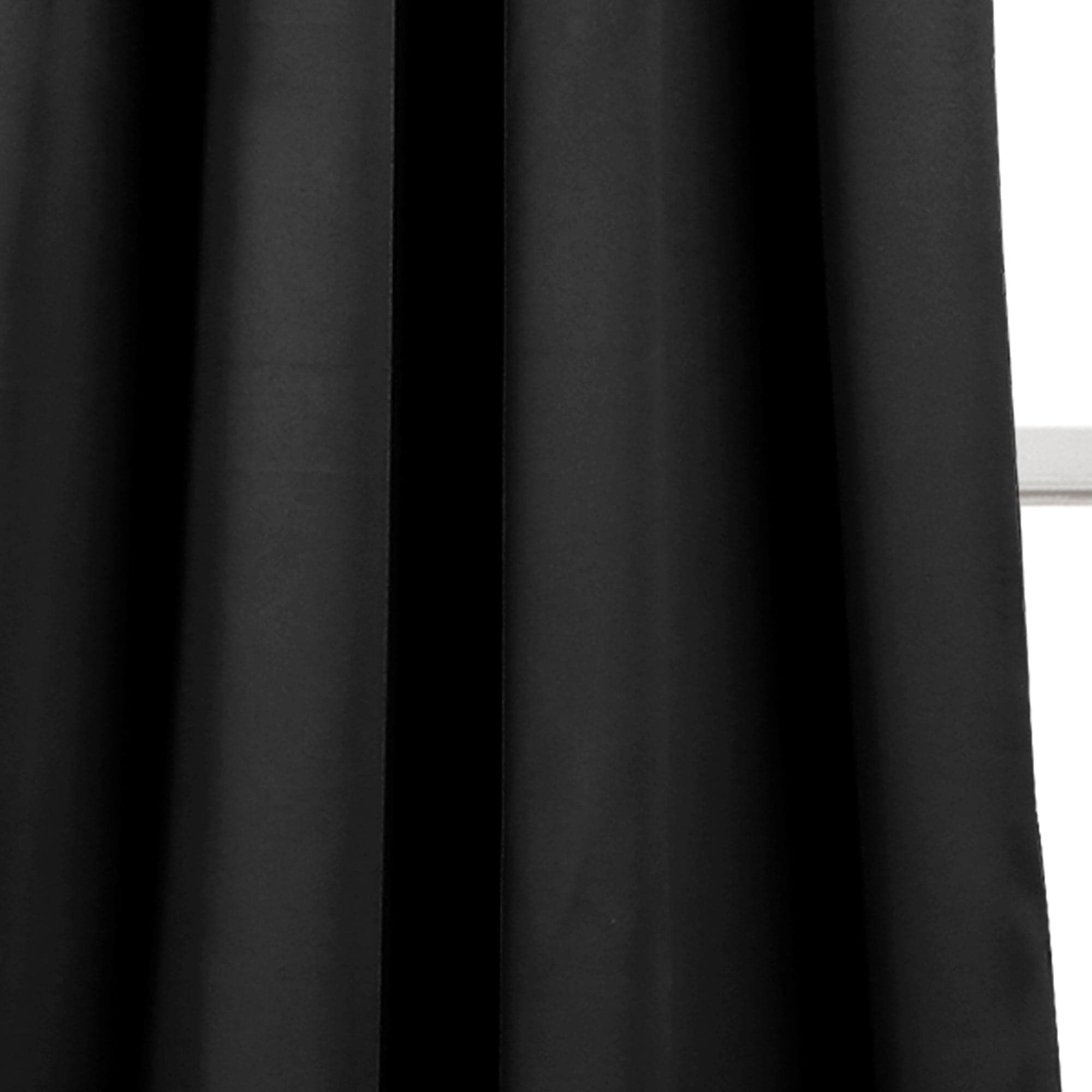 Thermal Insulated Blackout Curtains for Bedroom - Noise Reducing Grommet Window Panels Set, Energy Saving & Light Blocking for Home, Office, Nursery - 2 Panels (52x84 Inches, Black)