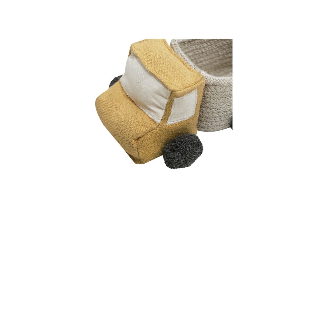 Lorena Canals Set of 3 Mini Storage Baskets - Handmade Cotton Rope Toy Organizer for Kids Room, Nursery & Playroom | Perfect for Storing Toys, Books & Small Items