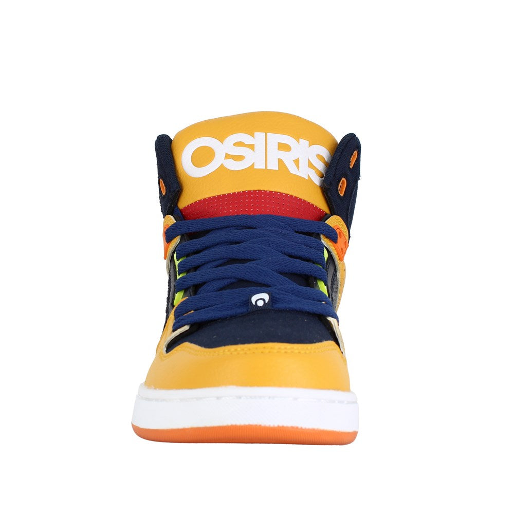 Osiris NYC 83 CLK Skate Shoes - Tan/Navy/Red Colorway - Perfect for Street Skateboarding & Casual Wear