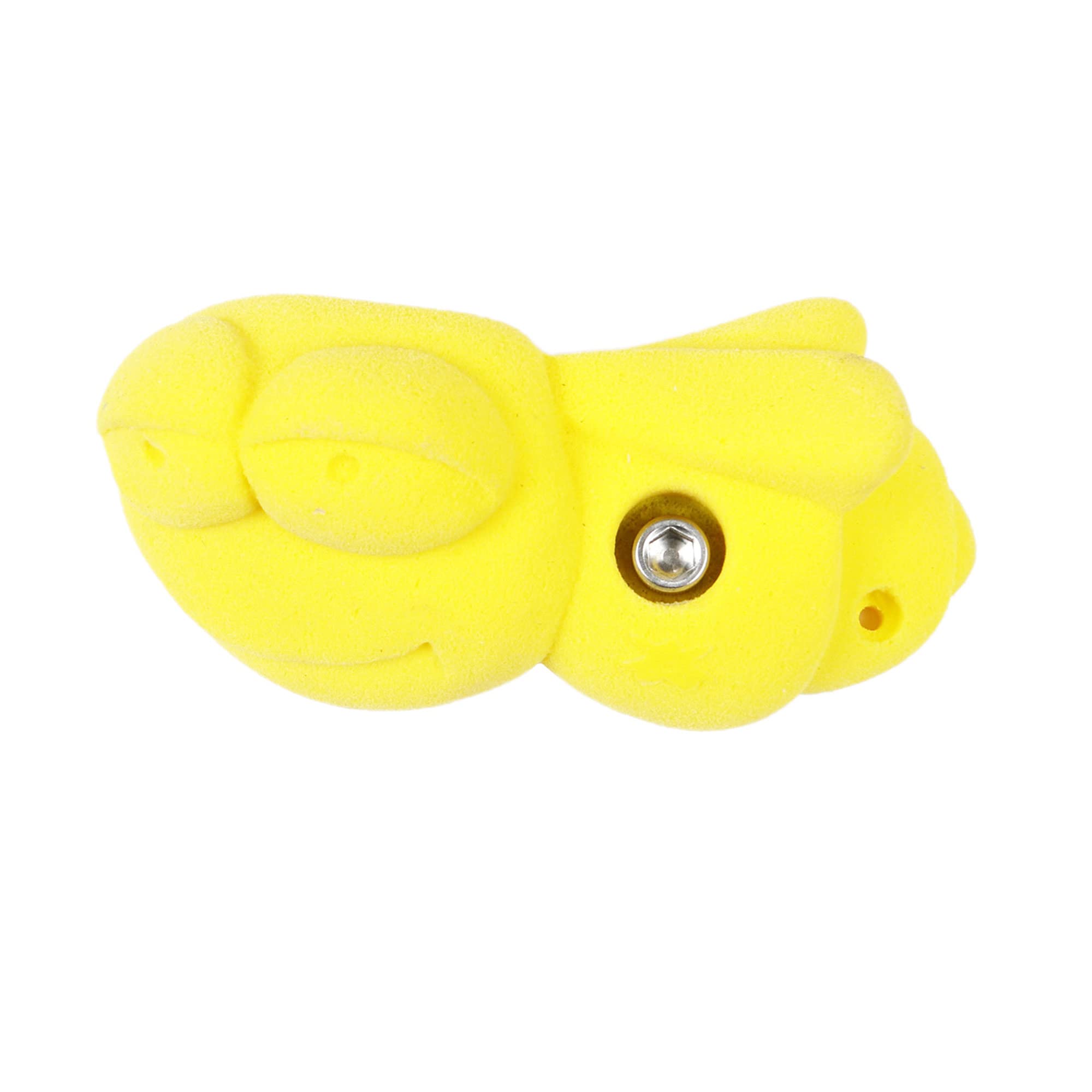 Atomik Bolt-On Rock Climbing Holds - Yellow Bee Design for Indoor/Outdoor Climbing Walls | Perfect for Home Gyms & Training