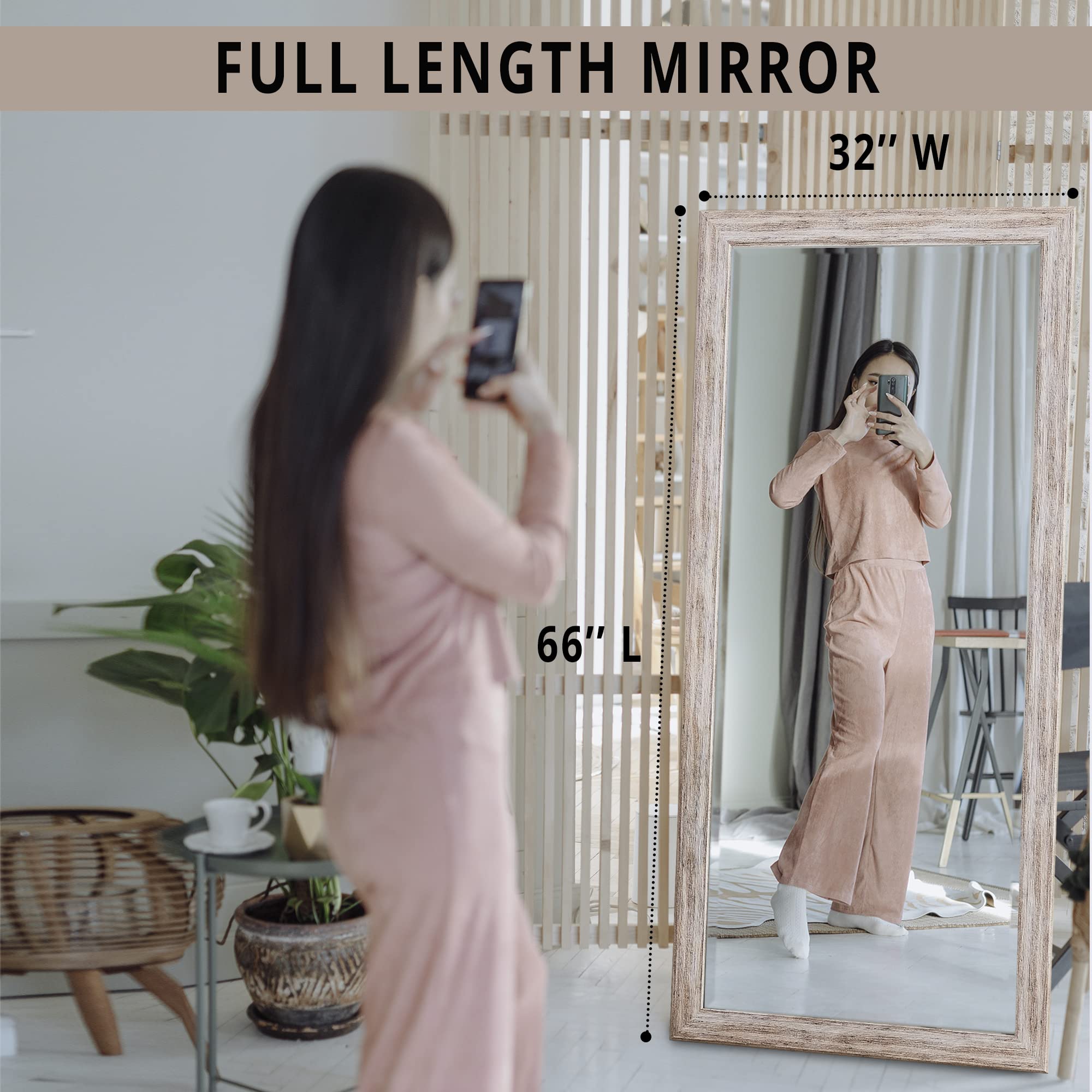 Naomi Home Full Length Floor Mirror - 60
