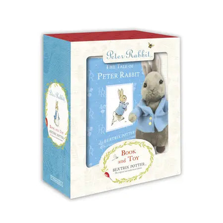 Peter Rabbit Book and Plush Toy Set - Classic Children's Storybook with Adorable Stuffed Animal - Perfect for Bedtime Stories and Playtime Gifts