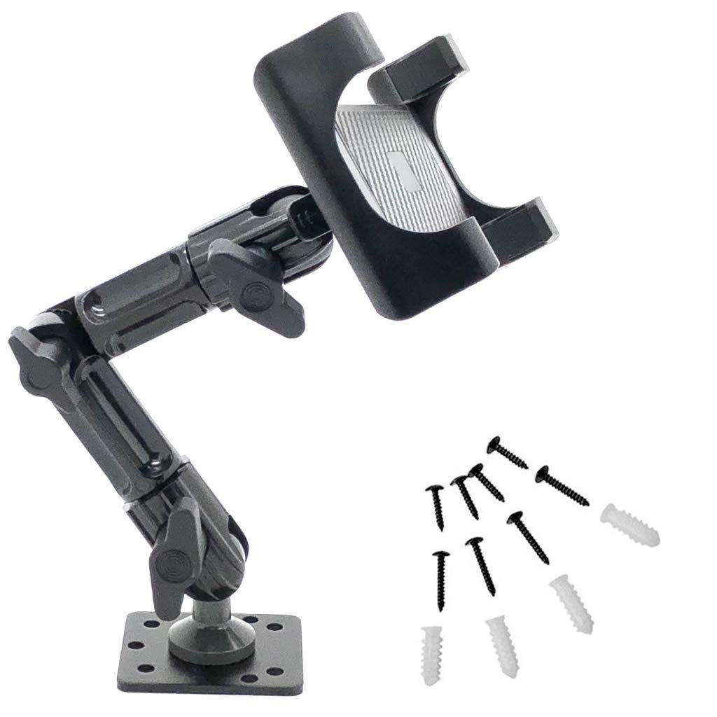 Universal ELD Drill Base - Heavy Duty Alloy Metal Mount Holder for Tablets & Smartphones (All Generations) | Durable Industrial Stand for Trucking, Construction & Workshop Use