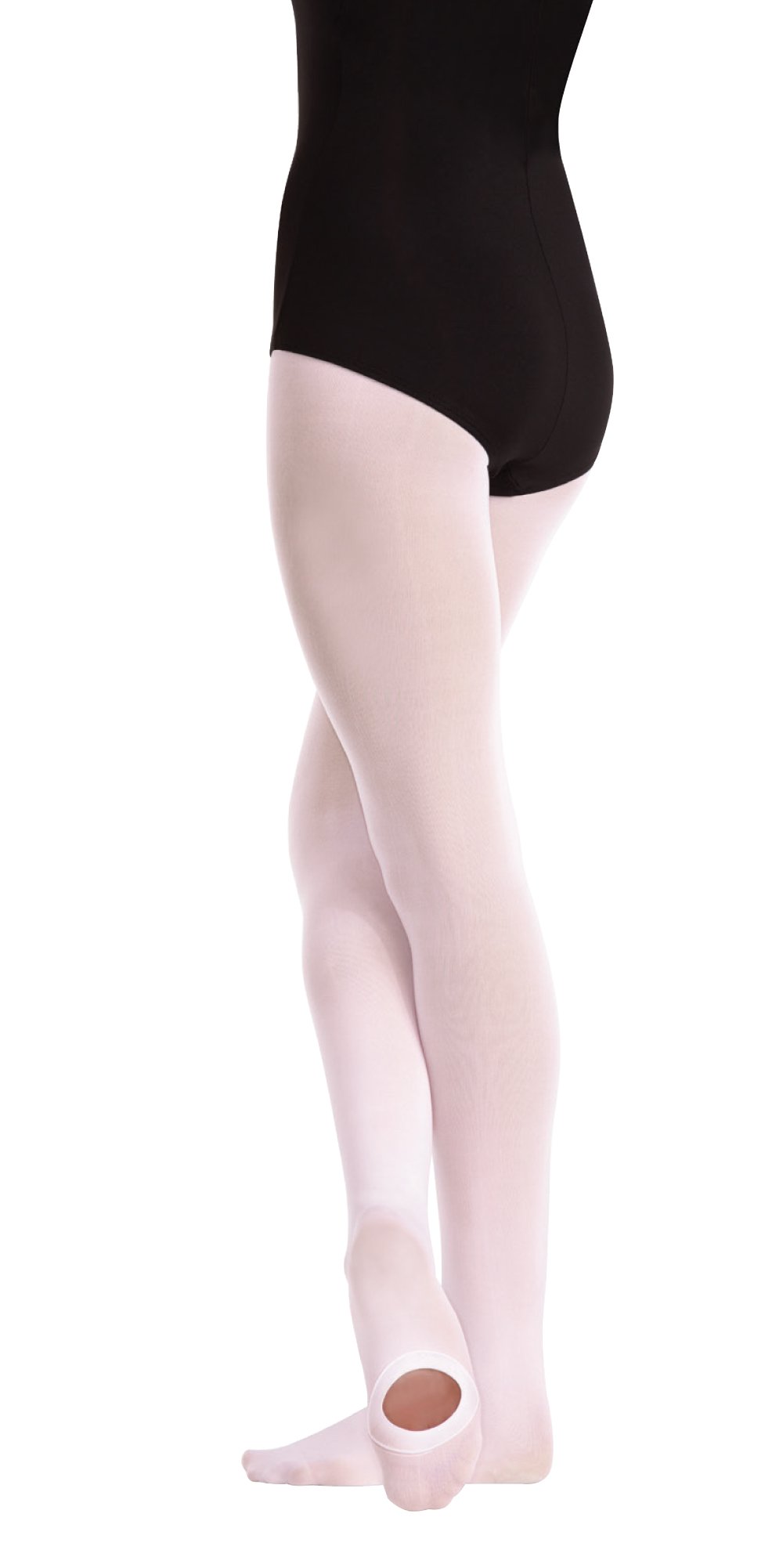Body Wrappers Women's Convertible Dance Tights - Style A81 | Convertible to Footless | Ballet, Yoga & Performance Wear