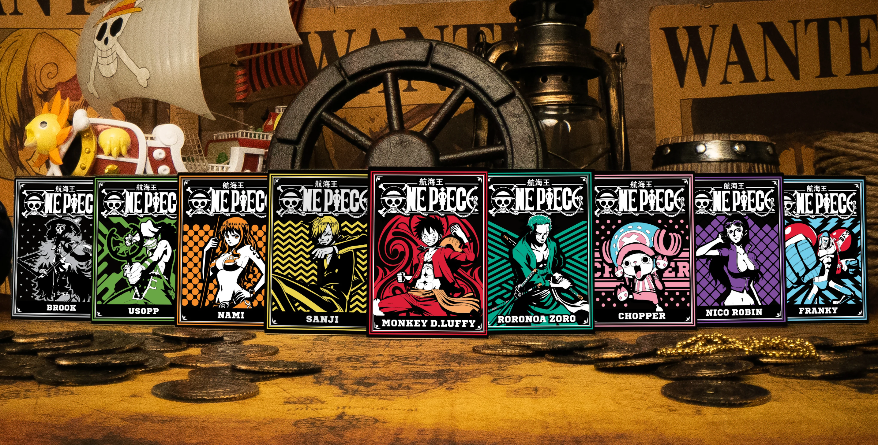 One Piece Anime Playing Cards - Official Licensed Deck for Collectors, Poker, and Magic Tricks | Perfect for Game Nights, Gifts, and Anime Fans