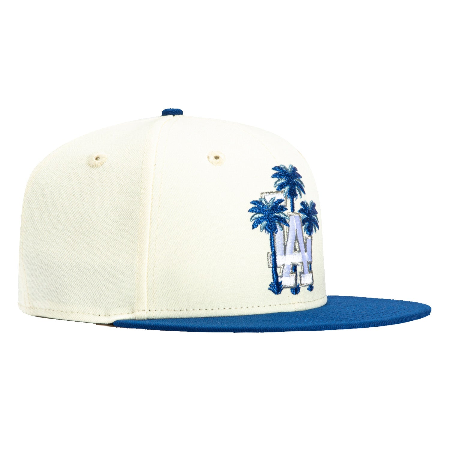New Era 59Fifty Los Angeles Dodgers Baseball Cap - Adjustable Snapback Hat in White & Royal Blue for Men & Women | Official MLB Licensed | Perfect for Baseball Games, Sports Fans & Streetwear Fashion