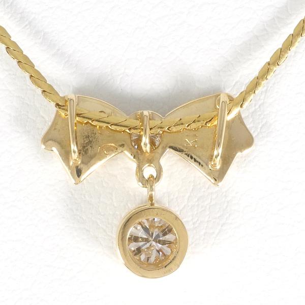 18K Yellow Gold Diamond Necklace for Women - Elegant Dainty Pendant Jewelry Gift for Anniversary, Valentine's Day & Special Occasions