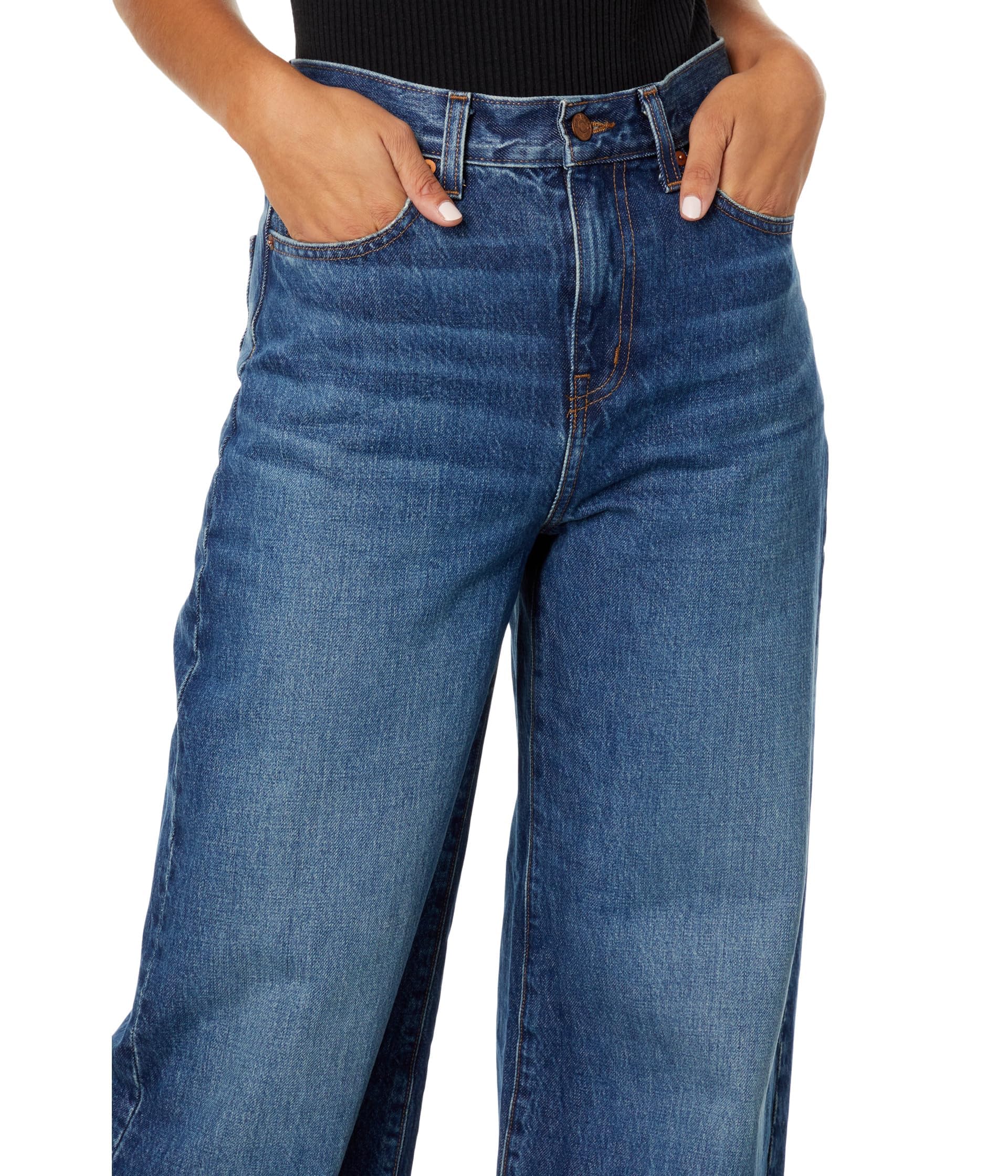 Madewell Slouchy Boyjean in Halleran Wash - Relaxed Fit Women's Denim Jeans for Casual Wear & Everyday Outfits
