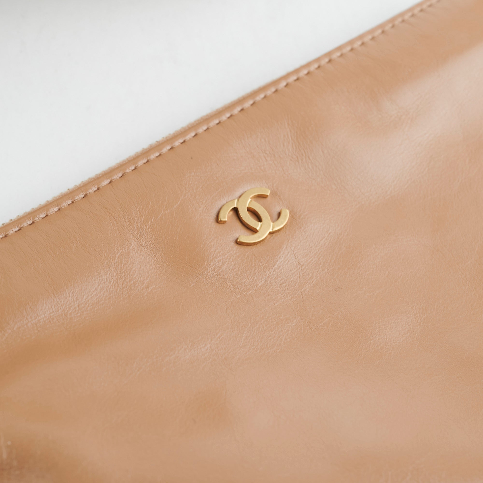 Chanel 22 Small Beige Lambskin Leather Handbag - Luxury Designer Crossbody Bag for Women | Perfect for Date Night, Office & Special Occasions