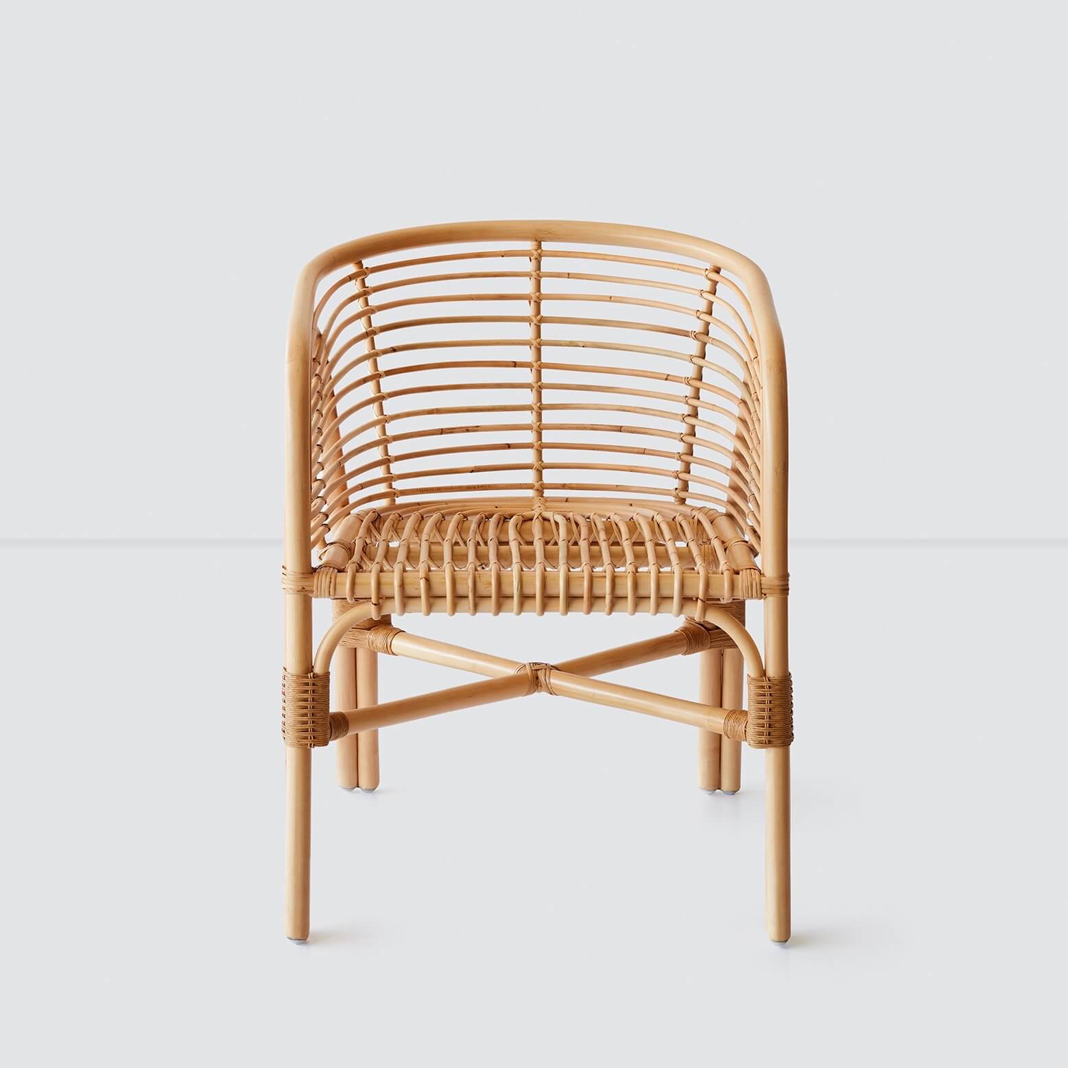 Premium Lombok Rattan Lounge Chair - Handwoven Natural Rattan, Waterproof Cushion - Perfect for Patio, Garden, Poolside & Indoor Relaxation
