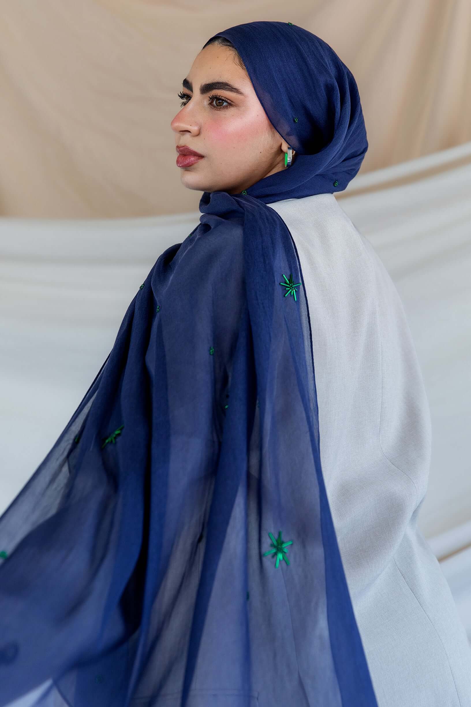 Stargazer Navy Blue Dress - Elegant & Comfortable for Evening Parties, Date Nights & Special Occasions