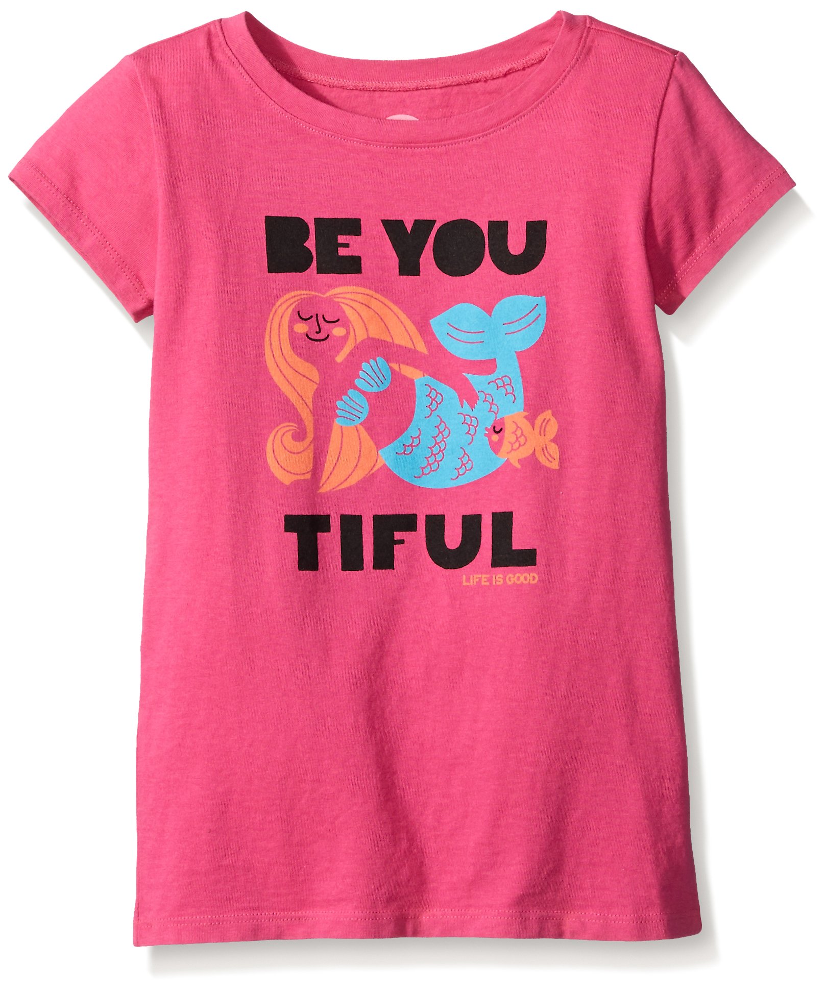 Life is Good Girls Crusher Graphic T-Shirts Collection | Soft & Comfortable Cotton Tees for Kids & Teens | Perfect for School, Playdates & Everyday Wear
