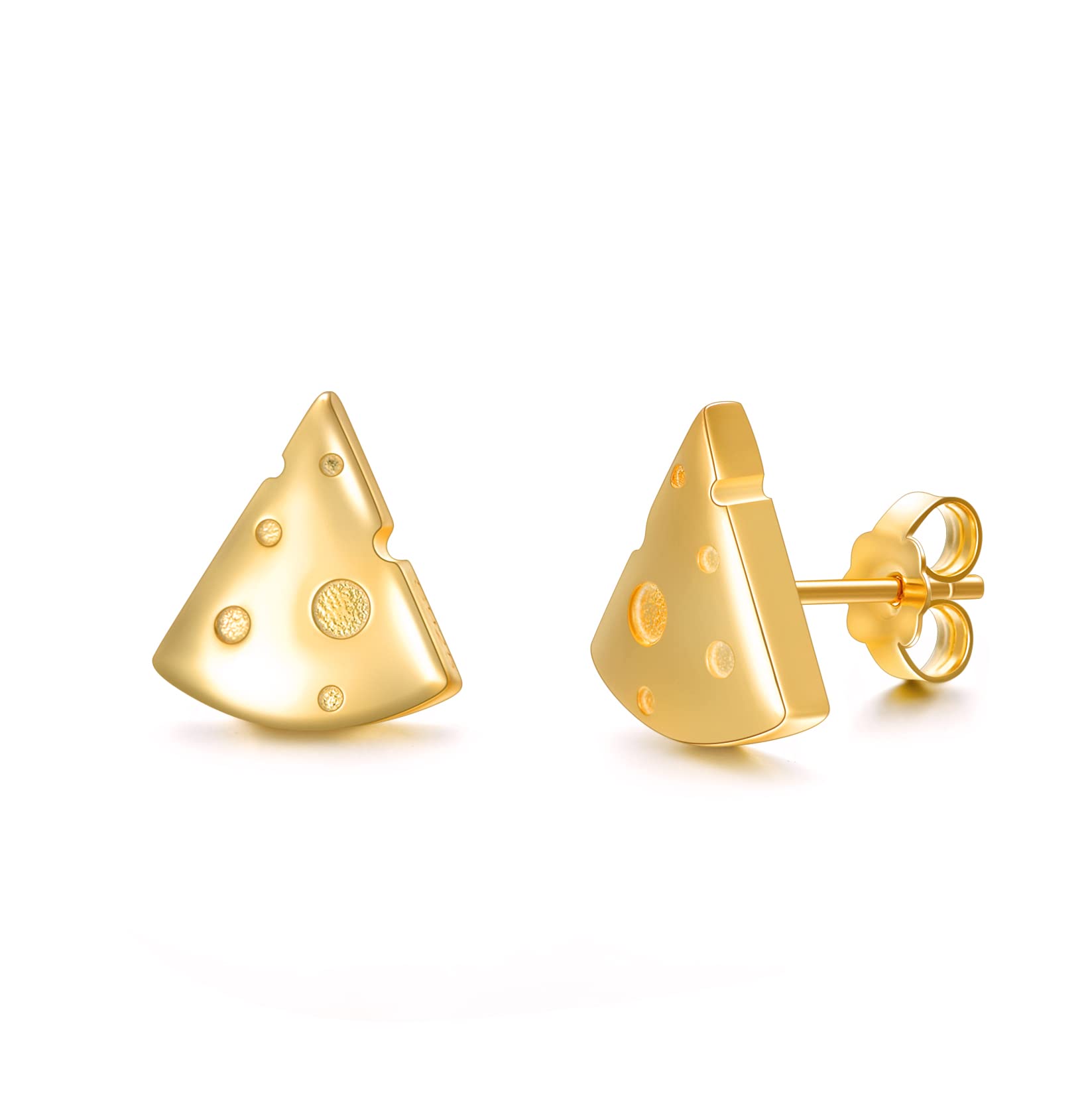 Hypoallergenic Sterling Silver Fruit Stud Earrings - Cherry, Lemon, Watermelon, Pineapple, Strawberry, Mushroom, Cheese, Cupcake & Donut Designs | Cute Jewelry Gifts for Women & Girls | Perfect for Everyday Wear, Parties & Special Occasions
