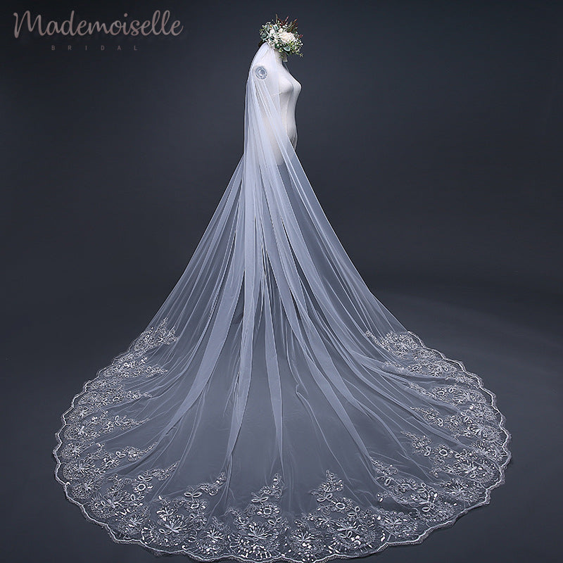 Dalisay Veil - Elegant Bridal Wedding Veil for Women | Perfect for Church Ceremony, Photoshoot & Special Occasions