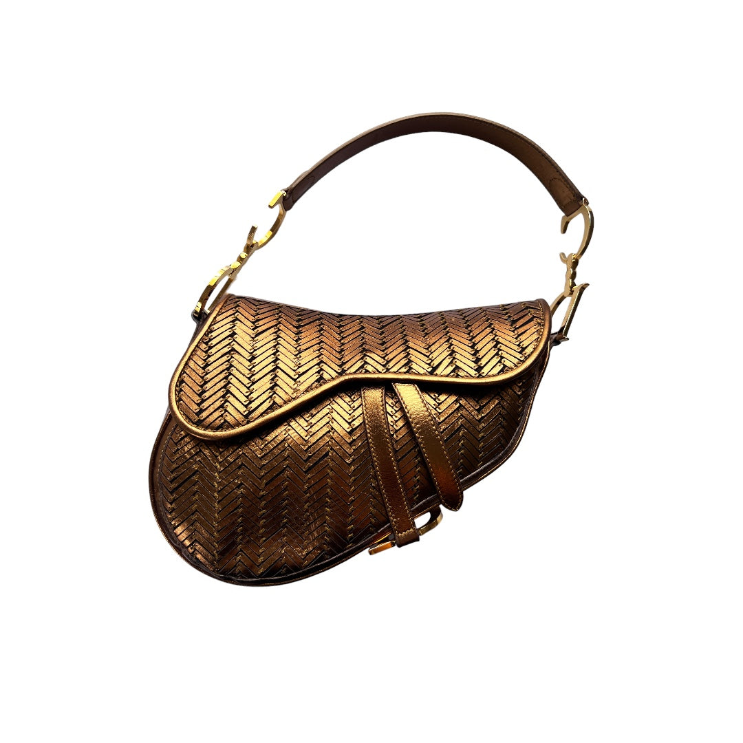 Vintage Dior Country Saddle Bag - Authentic Egypt-Inspired Leather Handbag for Women | Perfect for Casual Outings, Travel & Special Occasions