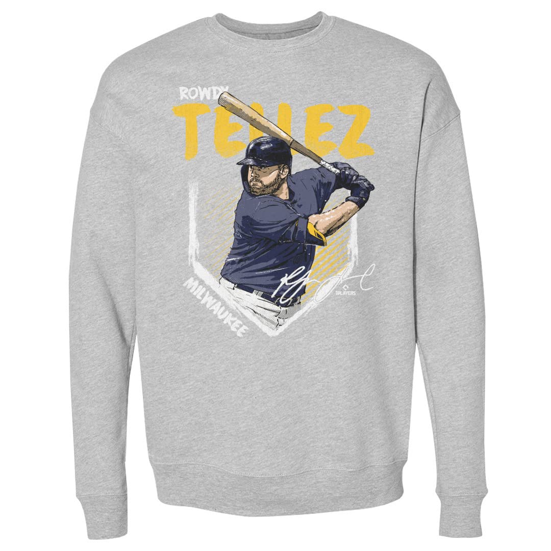 Rowdy Tellez Crewneck Sweatshirt - Milwaukee Brewers Baseball Fan Apparel - Comfortable & Stylish Pullover for Game Day & Casual Wear