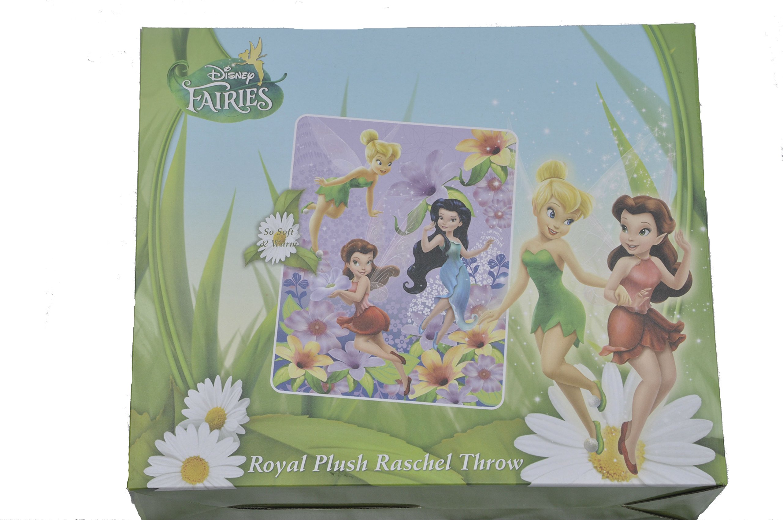 Disney Tinkerbell Fairies Spring Pixies Crib Blanket - Soft Baby Blanket for Nursery, Gift & Photo Shoots | Perfect for Newborns, Toddlers & Disney Fans