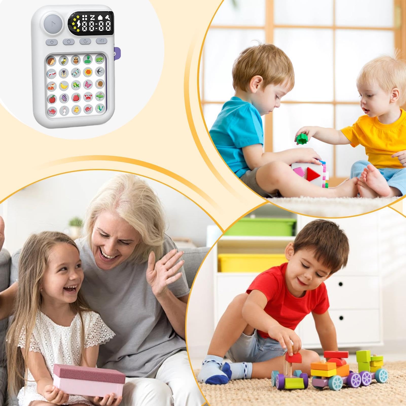 Educational Toys for Kids with Problem Cards | Mind Games & Family Travel Games | Portable Rechargeable Game Console for Boys & Girls | Perfect for Road Trips, Classroom Learning & Family Game Nights