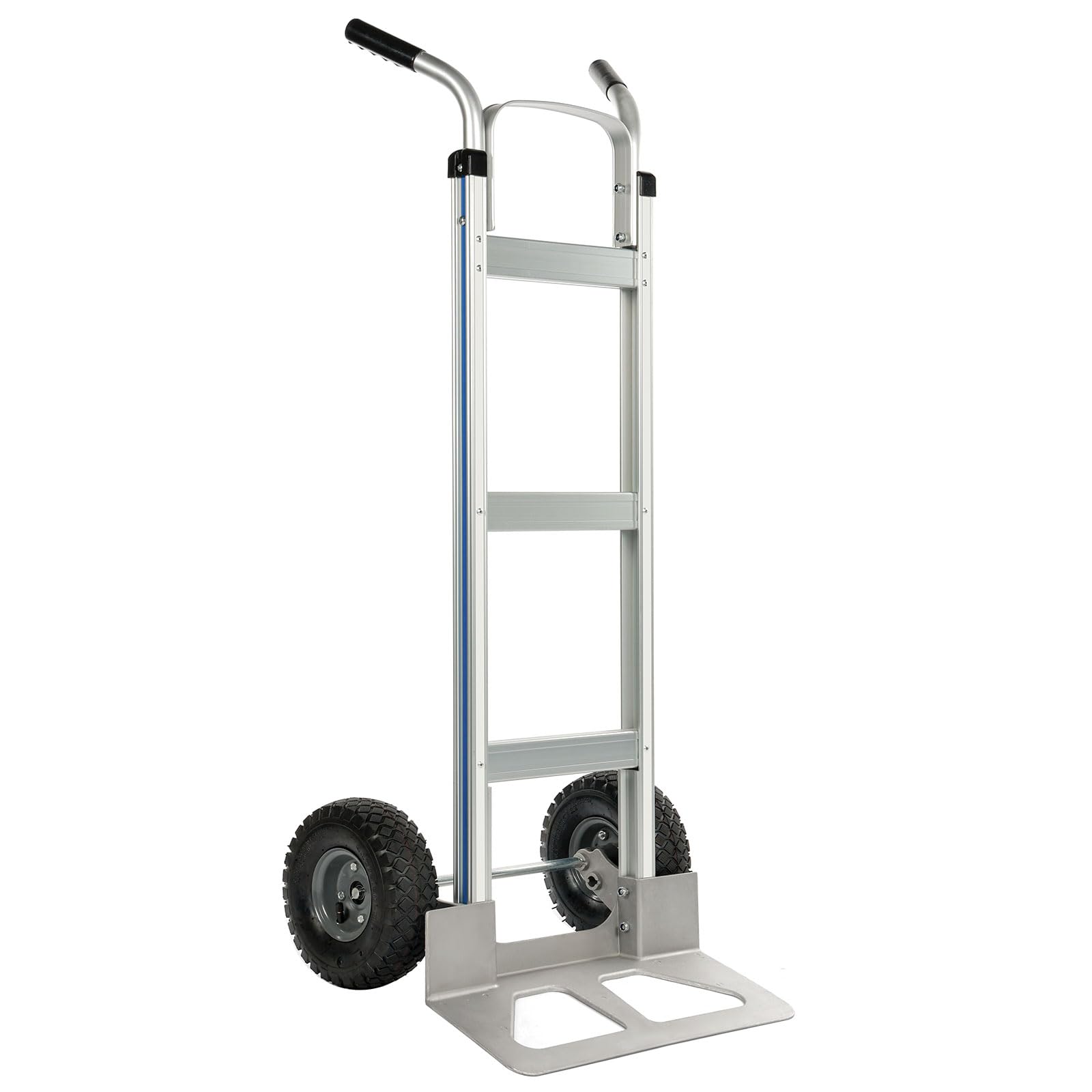 Heavy Duty Hand Truck Dolly 400lbs Capacity - Foldable Utility Cart with Pneumatic Wheels for Moving, Warehouse, Office & Home Use - Perfect for Furniture, Appliances & Box Transport