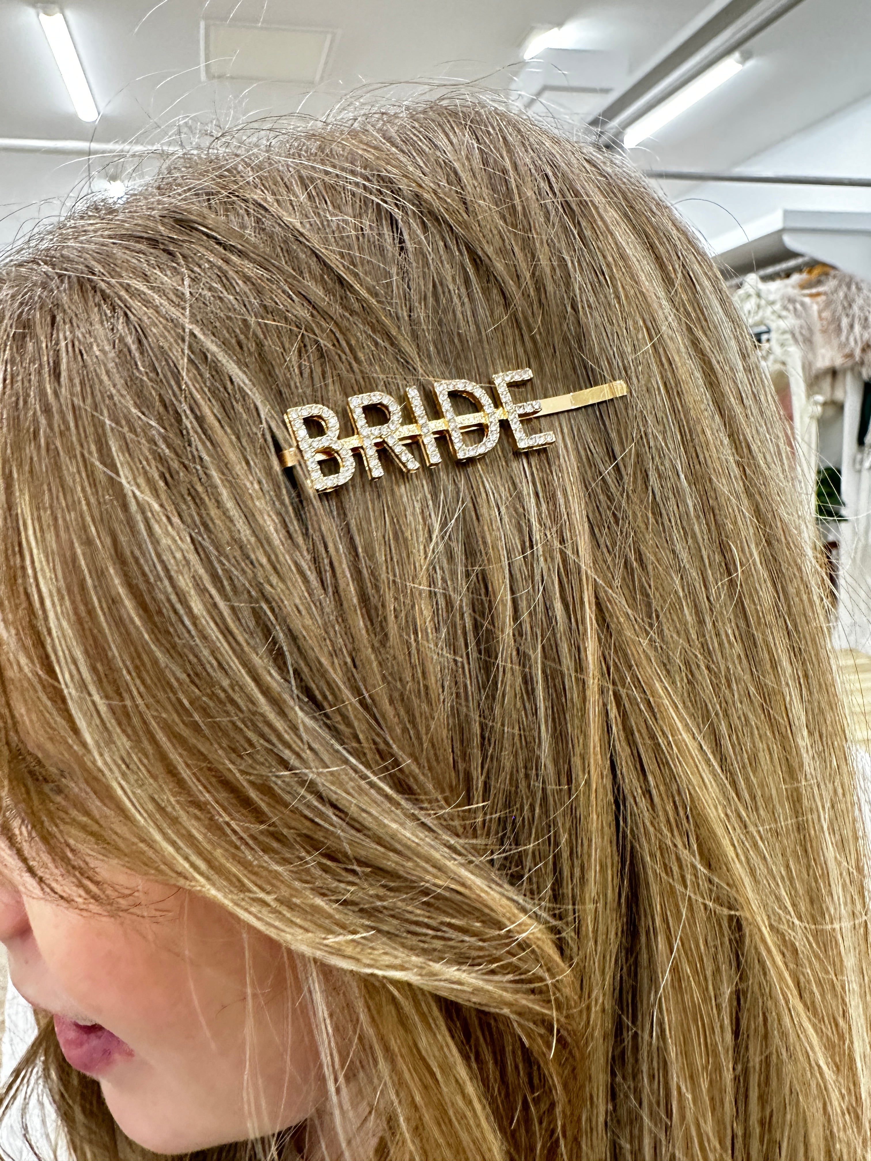 Elegant Rhinestone Hair Clip for Brides - Wedding Hair Accessories for Bridal Party, Prom & Special Occasions