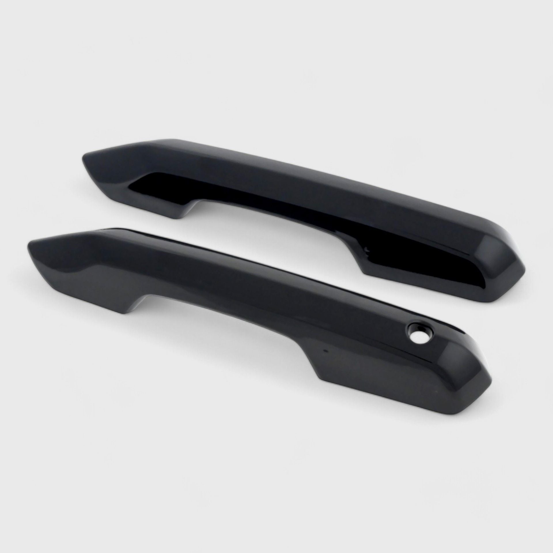 Gloss Black Chrome Delete Door Handle Cover Set with Keyless Sensors for Ford Mustang - Upgrade Your Car's Exterior Style & Security (2015-2023 Models) | Perfect for Car Enthusiasts & Auto Detailing