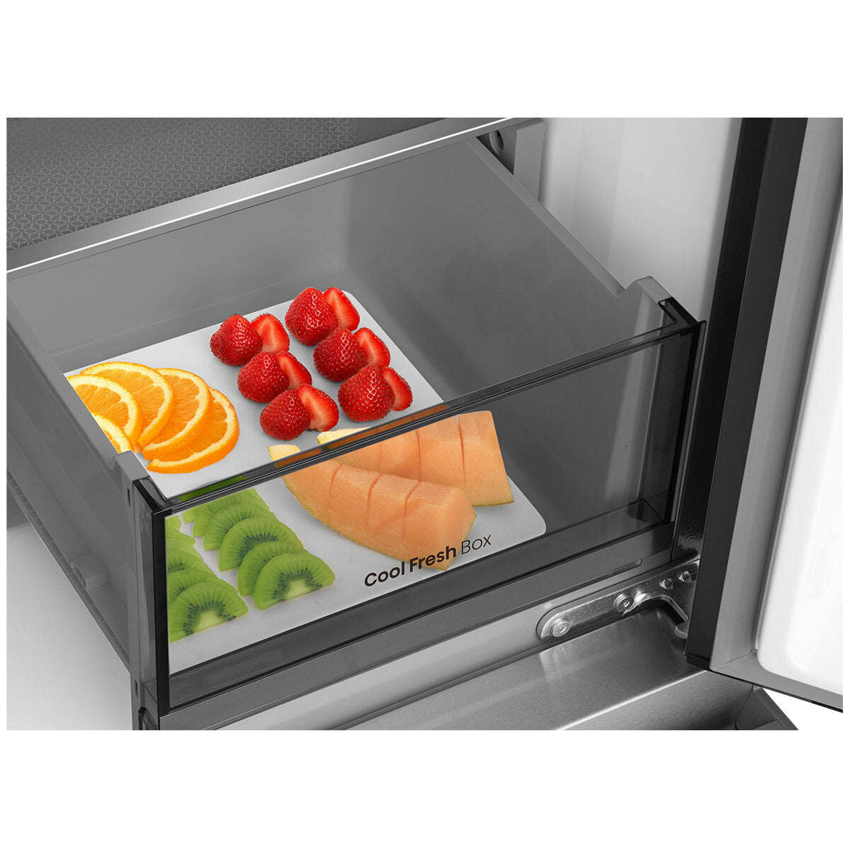Hisense 647L PureFlex French Door Refrigerator - Dark Stainless Steel HRCD640TB - Energy Efficient Large Capacity Fridge for Modern Kitchen & Family Use