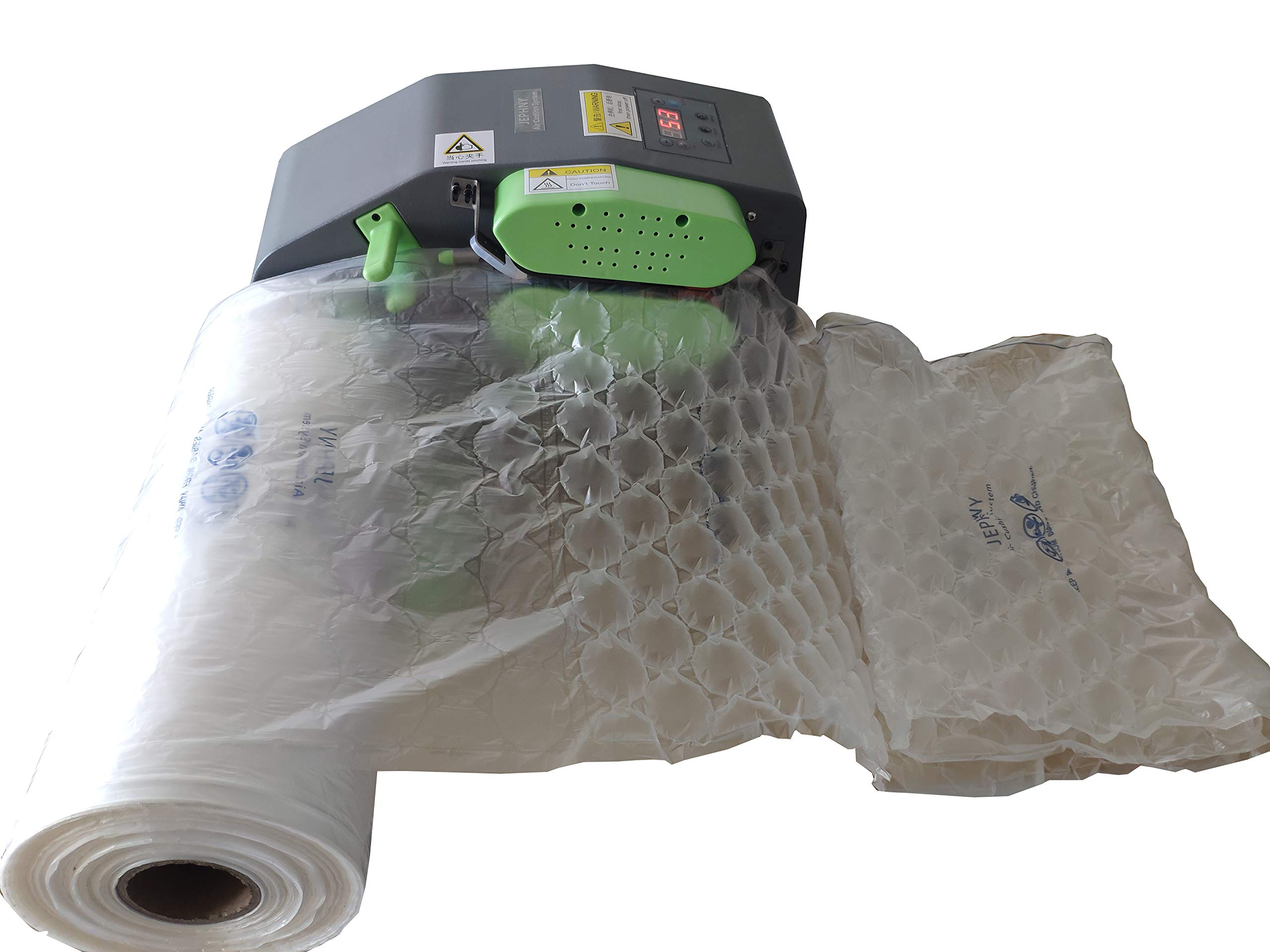 Super Fast Air Pillow Maker - Automatic Air Cushion Packing Machine with Free Large Roll of Air Wrap | Perfect for Ecommerce Shipping, Moving & Fragile Item Protection