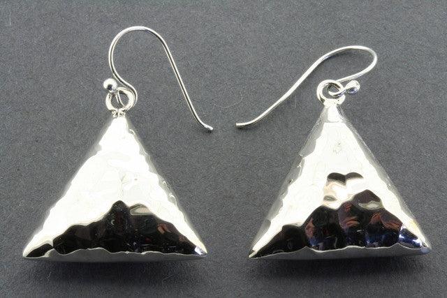 Handmade Samosa Stud Earrings - Indian Spicy Snack Inspired Jewelry for Women - Perfect for Diwali, Weddings & Ethnic Fashion