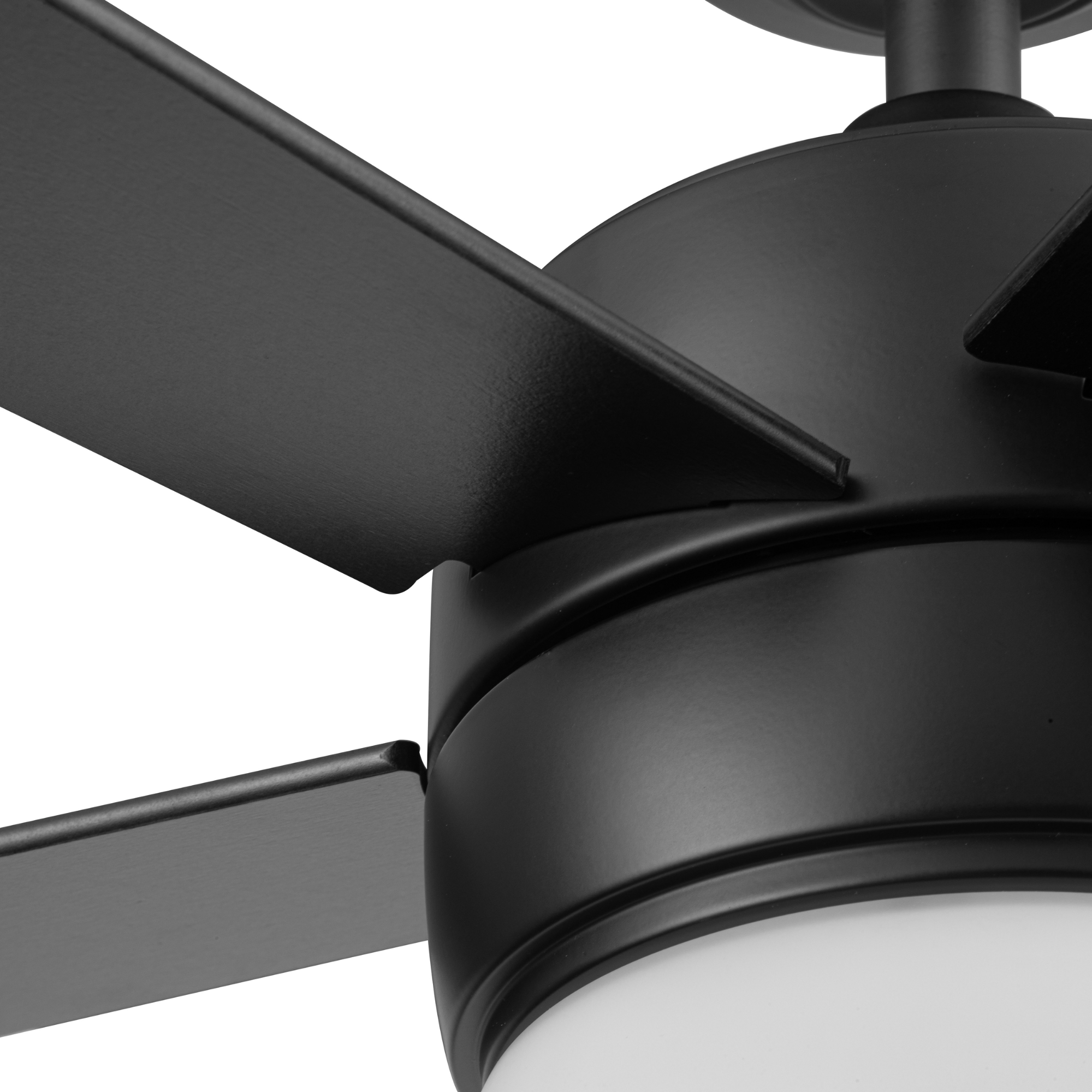52 Inch Ardrey Kell Matte Black Ceiling Fan with Remote Control - Quiet, Energy Efficient for Bedroom, Living Room & Outdoor Use