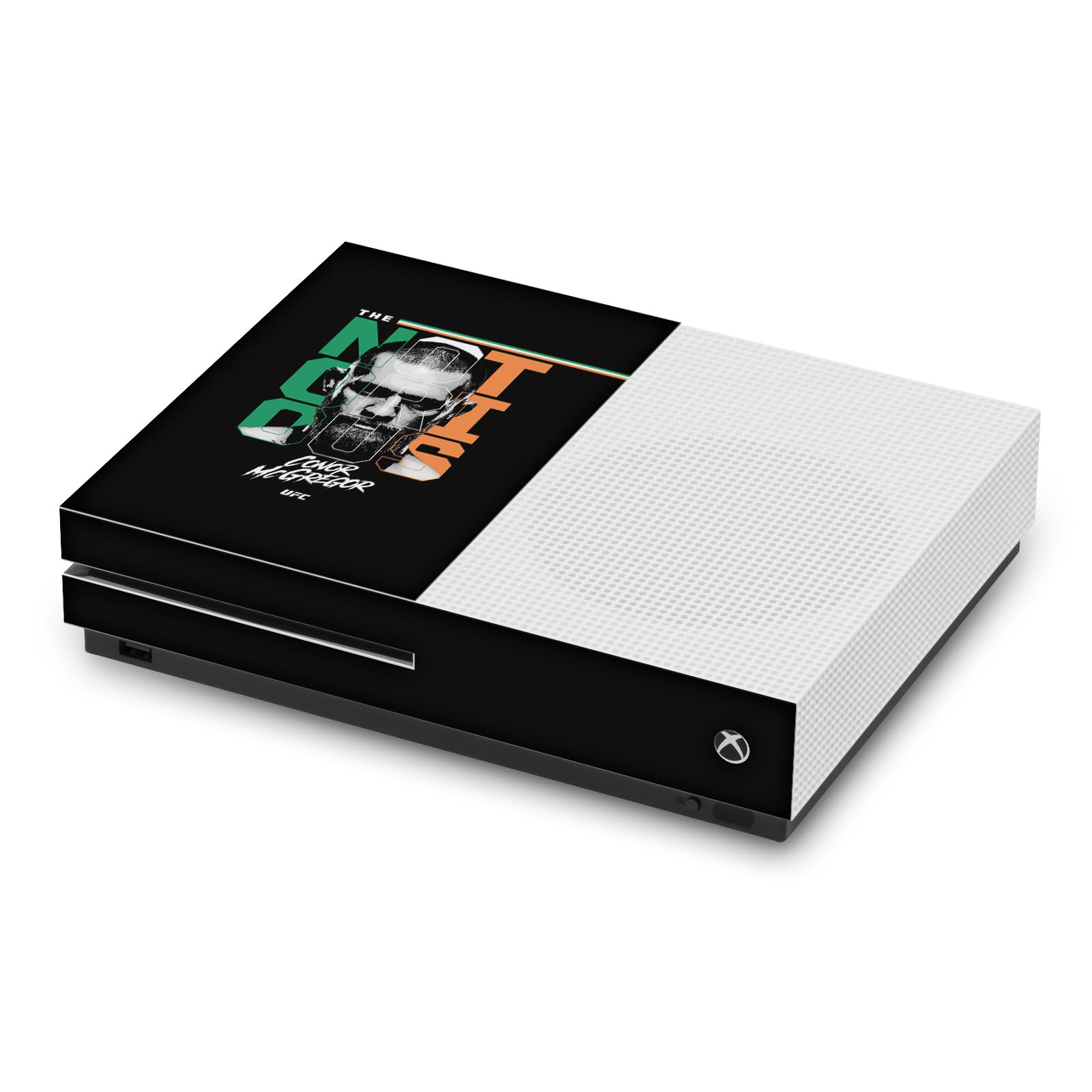 Official UFC Licensed Conor McGregor Vinyl Skin Sticker Cover Compatible with Xbox One S Console - Perfect for Gaming Enthusiasts & UFC Fans