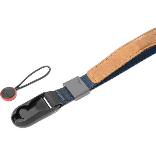 Peak Design Cuff Camera Wrist Strap - Secure & Comfortable Camera Hand Strap for DSLR/Mirrorless (Midnight Blue) - Perfect for Travel, Hiking & Outdoor Photography