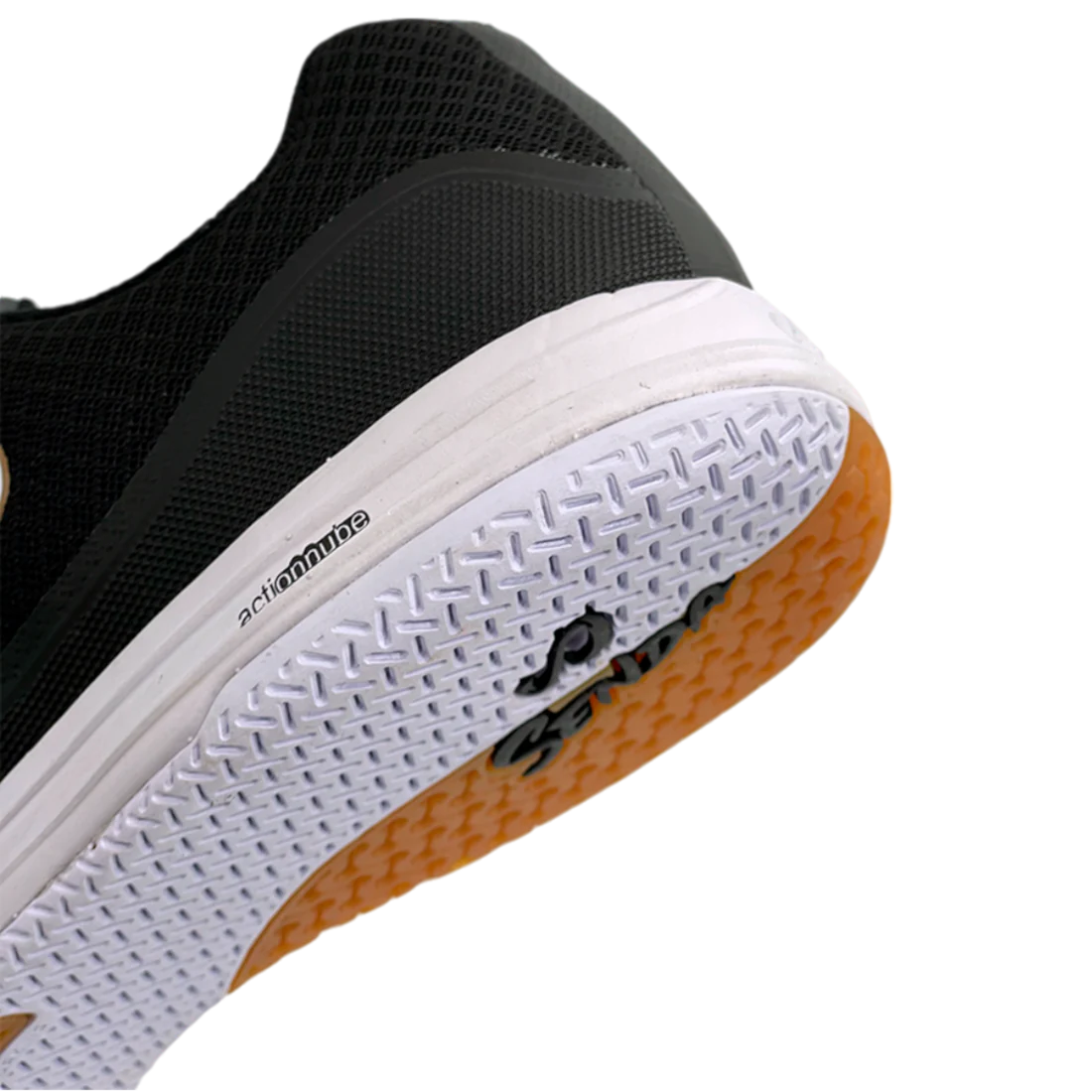 Senda Athletics USHUAIA Club 2.0 Futsal Soccer Shoes - Black & White Indoor Court Shoes for Men & Women - Perfect for Futsal, Indoor Soccer, and Gym Training